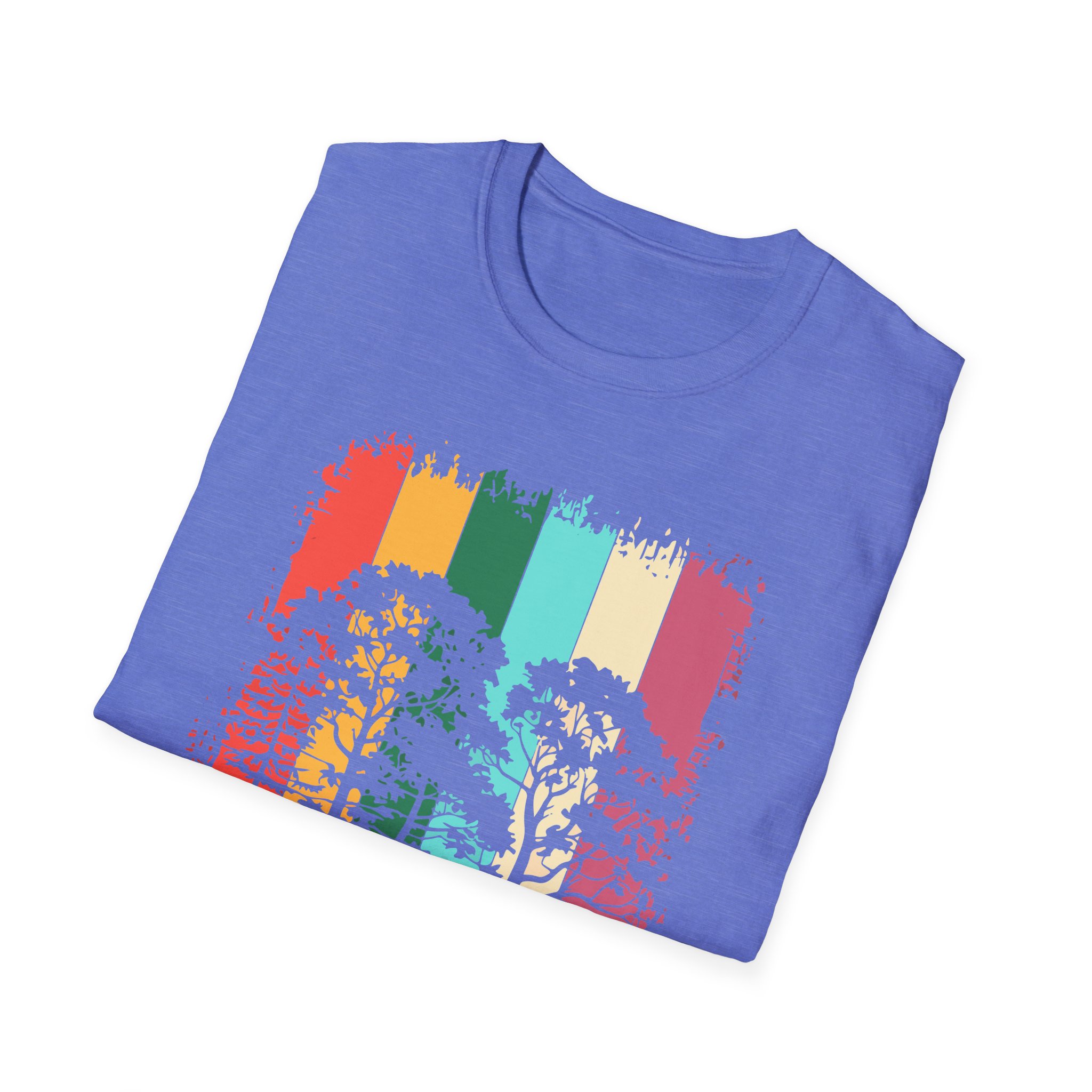 Colorful Nature-Inspired Unisex T-Shirt | Eco-Friendly Tee, Casual Wear, Gift for Nature Lovers, Summer Outfit, Tree - Image 28