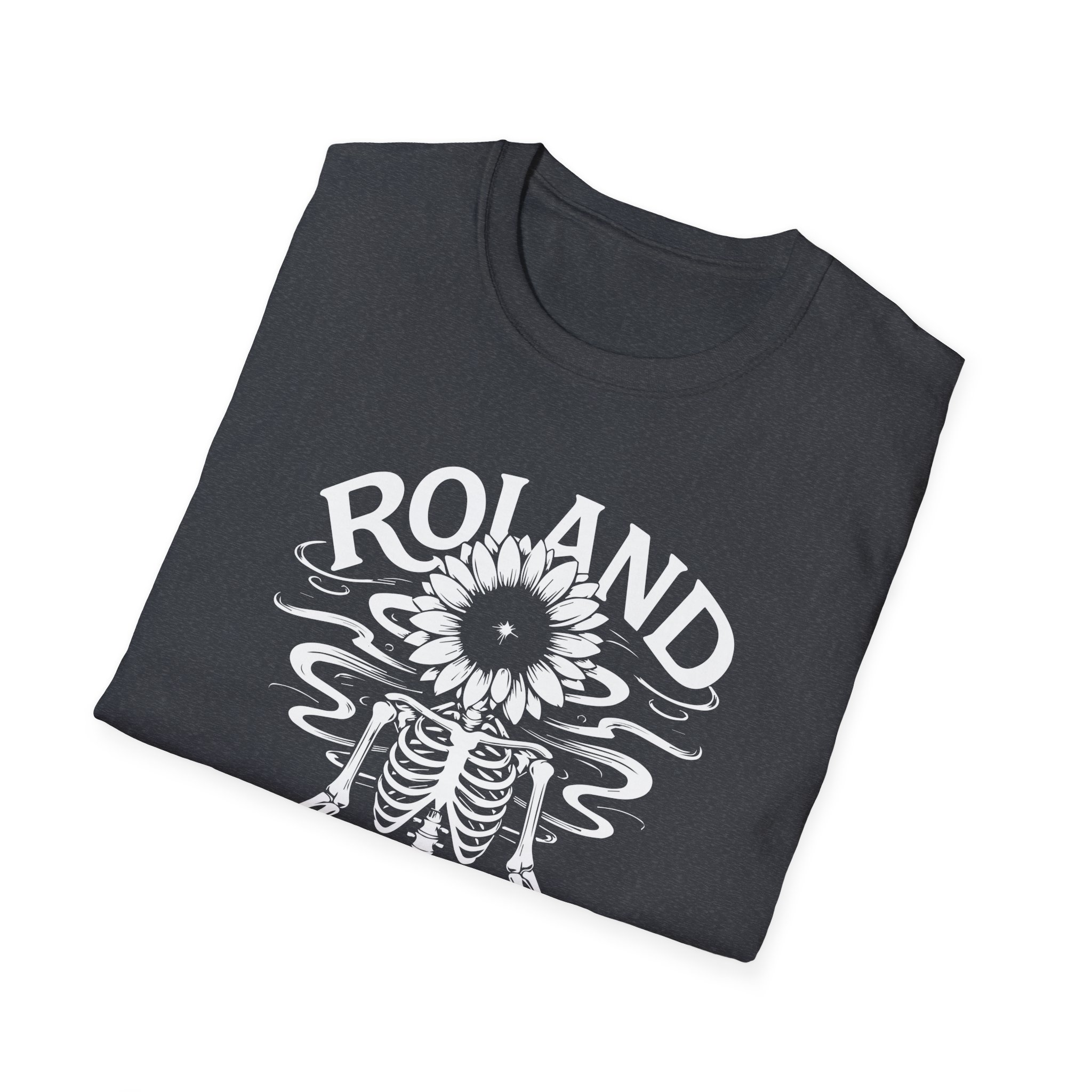 Roland Skeleton T-Shirt, Fun Summer Tee, Gift for Friends, Casual Outfit, Festival Wear, Halloween Apparel - Image 56