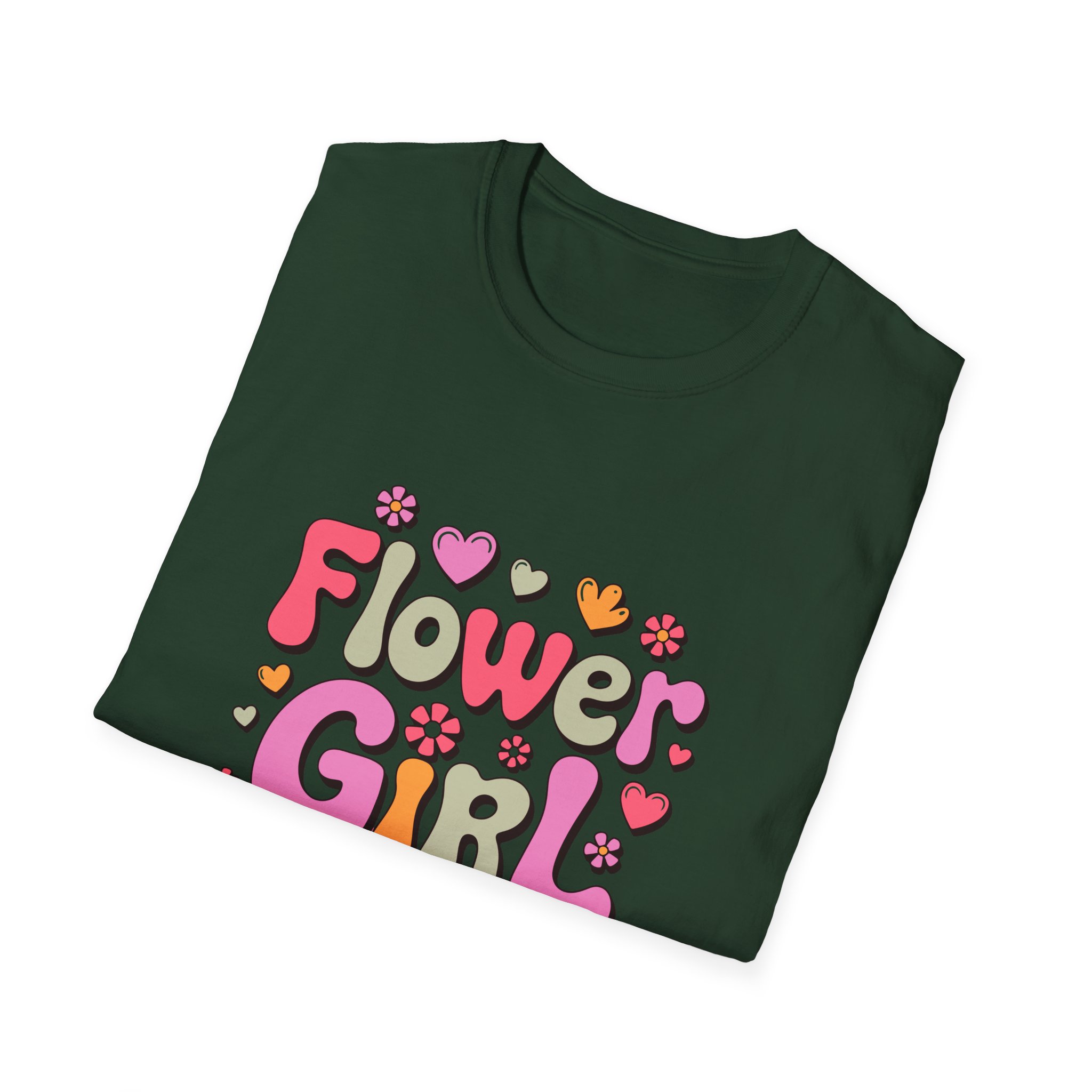 Flower Girl T-Shirt, Fun Floral Graphic Tee, Unisex Casual Shirt, Perfect for Spring Celebrations, Gift for Flower Girls - Image 16