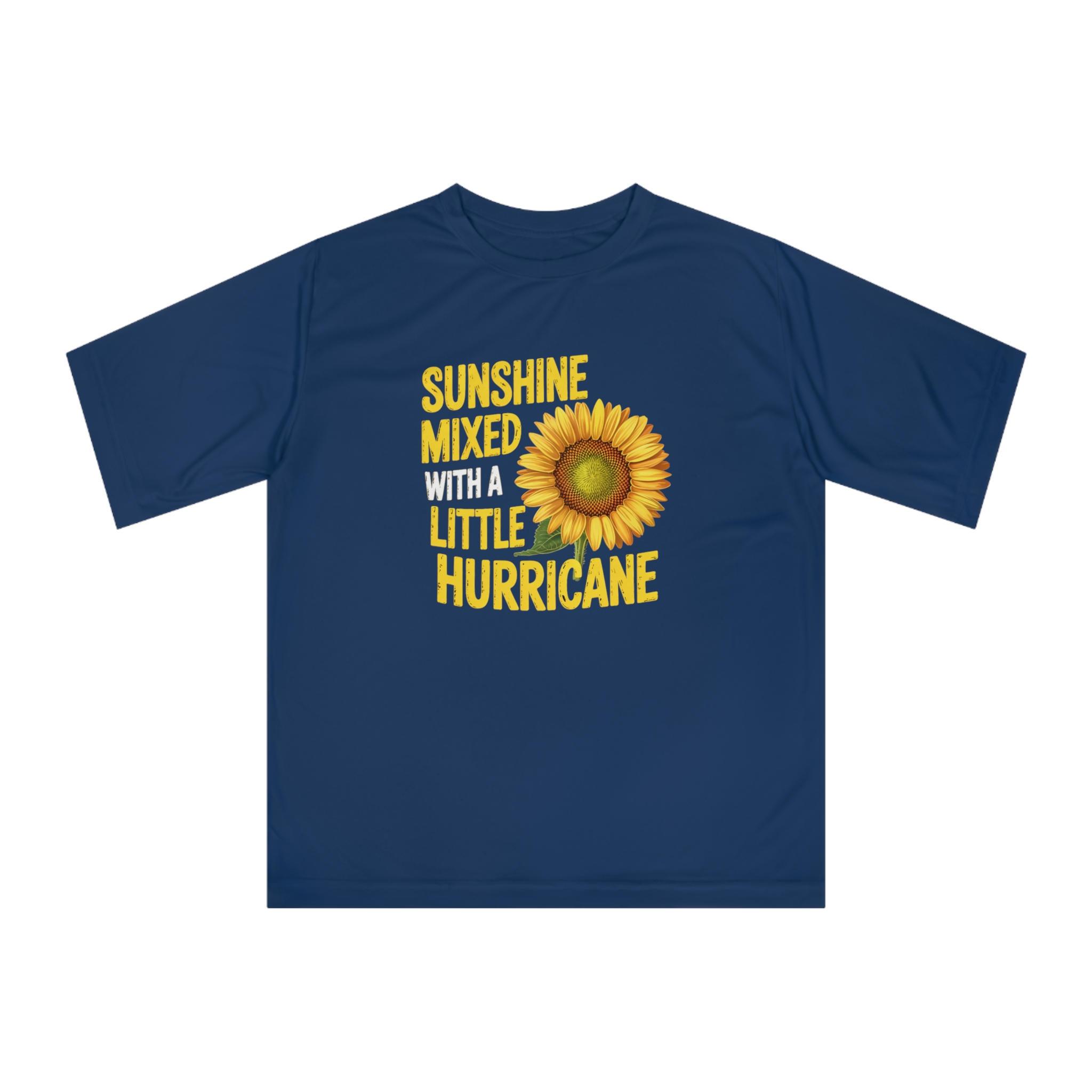 Sunshine Mixed with a Little Hurricane Unisex Performance T-shirt - Gift for Nature Lovers, Casual Wear, Summer Fashion, - Image 9