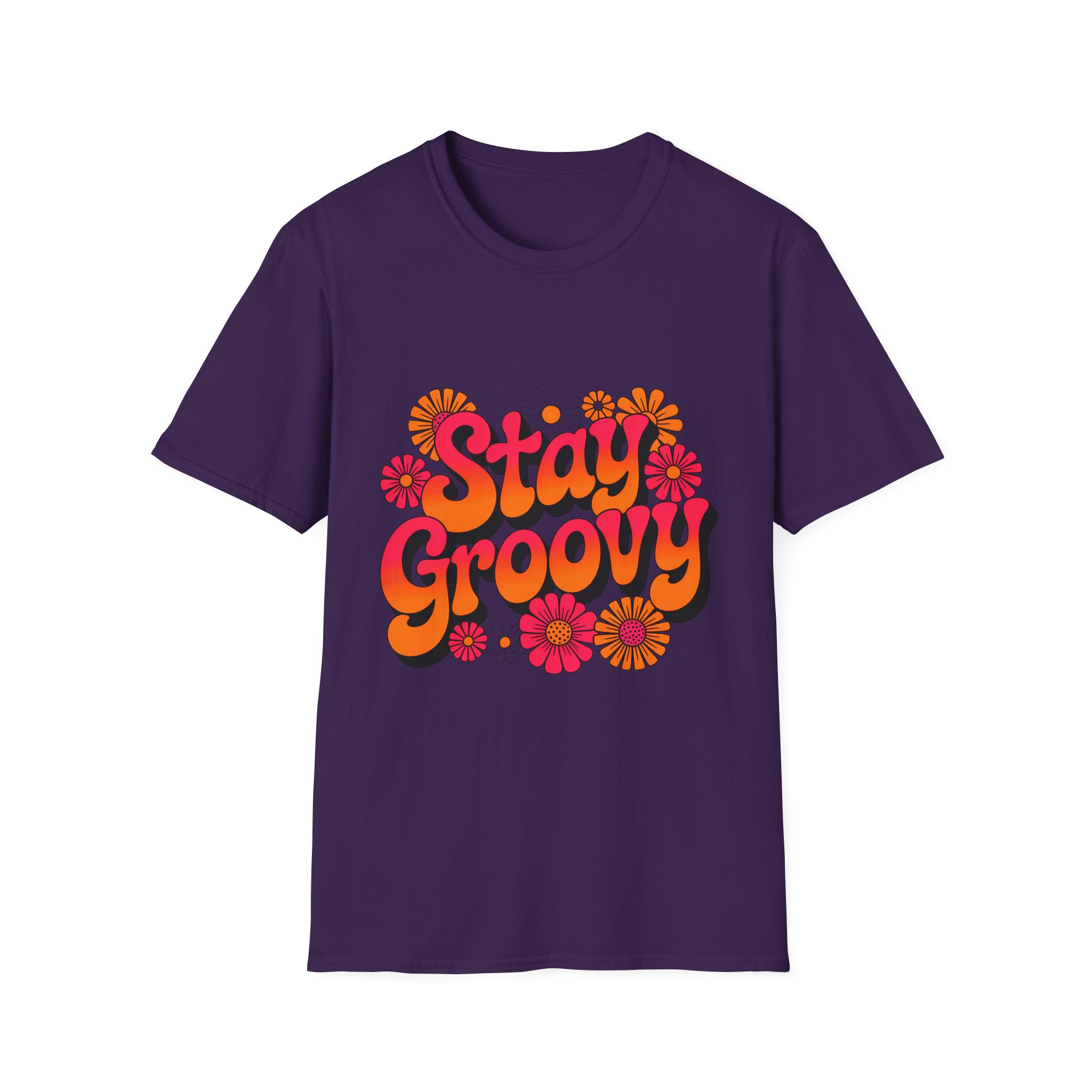 Stay Groovy T-Shirt | Retro Floral Tee | Fun Gift for Friends | Perfect for Summer, Festivals, and Everyday Wear - Image 41
