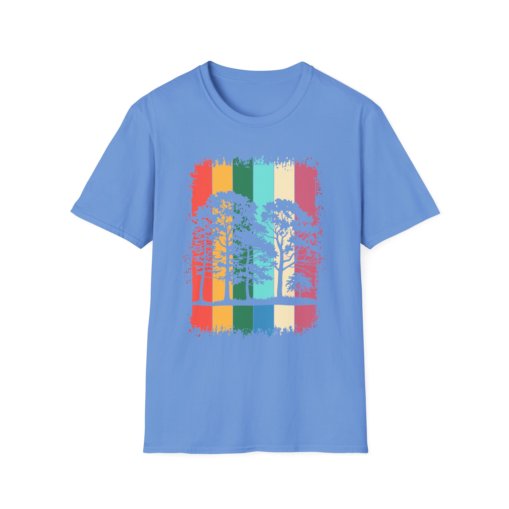 Colorful Nature-Inspired Unisex T-Shirt | Eco-Friendly Tee, Casual Wear, Gift for Nature Lovers, Summer Outfit, Tree - Image 21