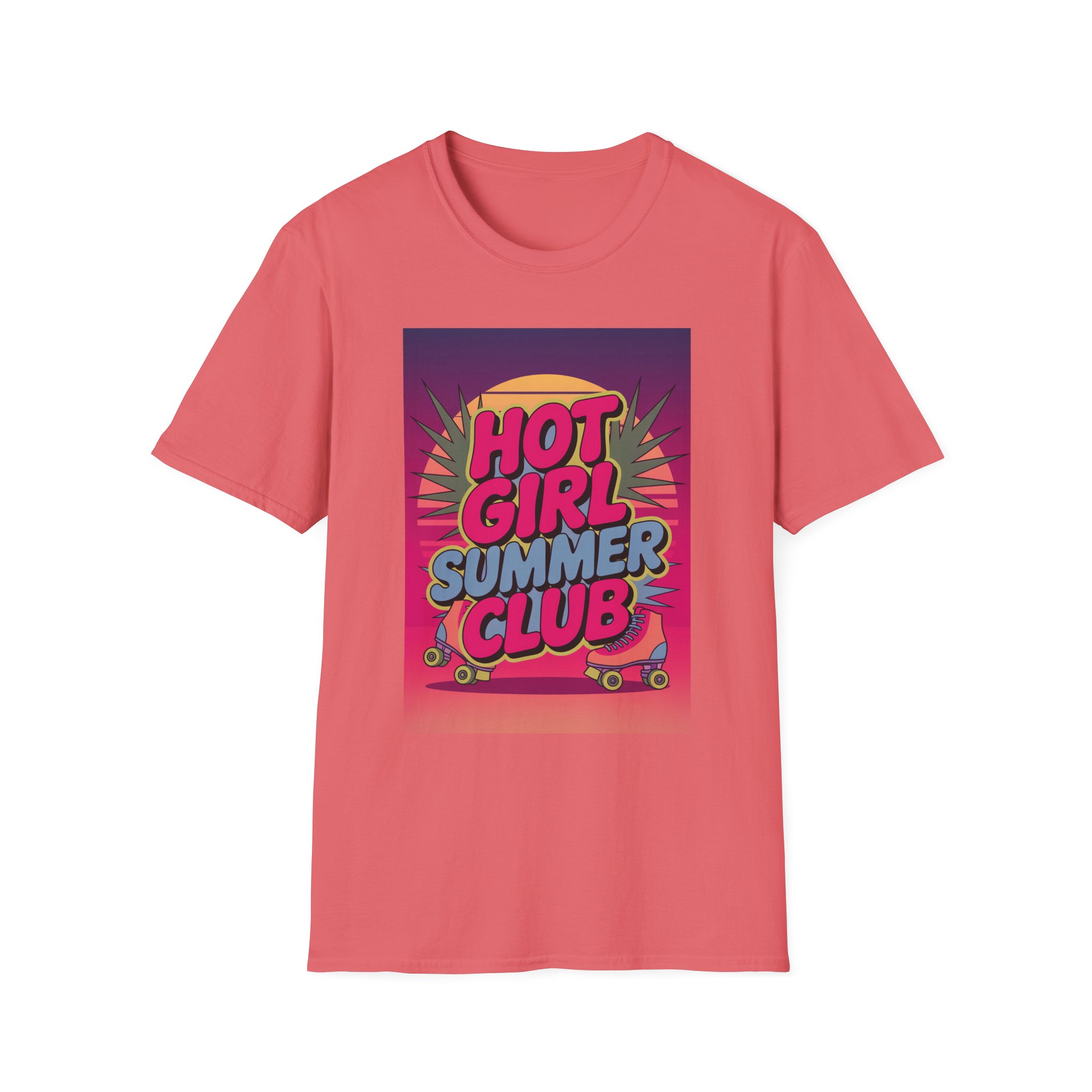 Softstyle T-Shirt, Fun Retro Graphic Tee, Summer Vibes Shirt - Image 19