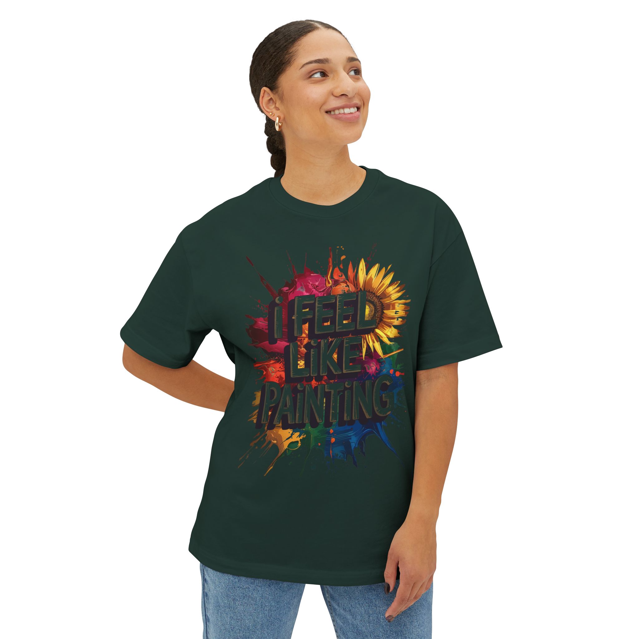Artistic Oversized Tee, Unisex Artistic T-Shirt, Creative Gift for Artists, Casual Wear, Inspirational Art Shirt, Painting - Image 27