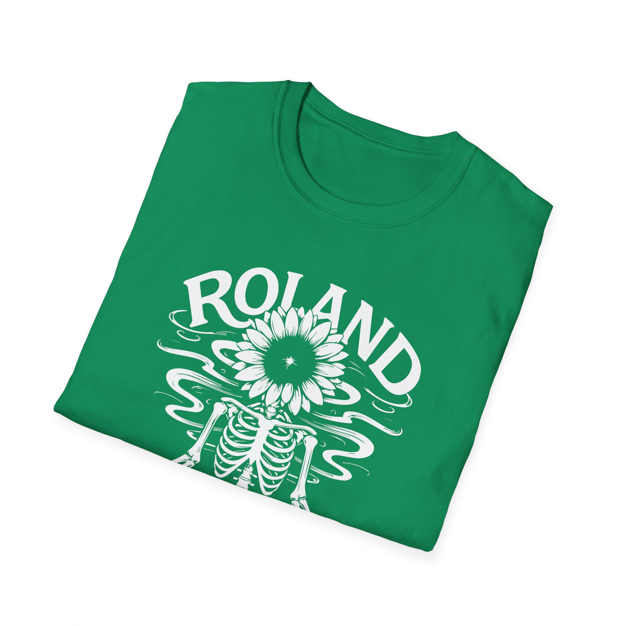 Roland Skeleton T-Shirt, Fun Summer Tee, Gift for Friends, Casual Outfit, Festival Wear, Halloween Apparel - Image 36