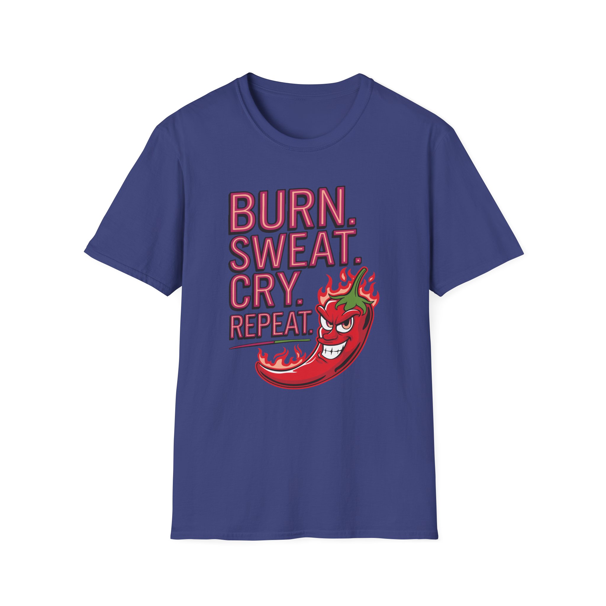 Funny Fitness T-Shirt - "BURN.SWEAT.CRY.REPEAT", Gym Wear, Workout Tee, Motivational Shirt, Activewear - Image 33