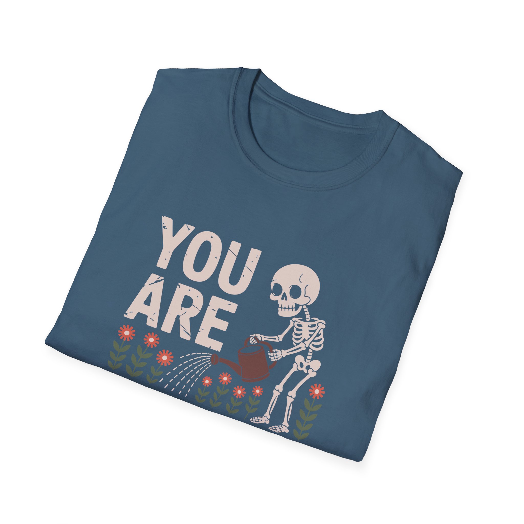 You Are Enough Skeleton T-Shirt, Unisex Tee for Self-Love, Motivational Gift, Casual Wear, Halloween, Affirmation Shirt - Image 52