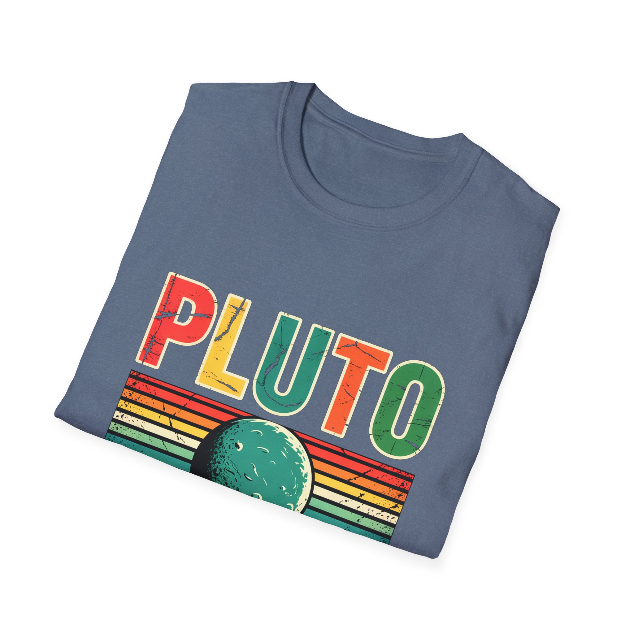 Retro Pluto Commemorative T-Shirt, Vintage Space Tee, Astronomy Lover Gift, Planet Remembrance Shirt, Unisex Softstyle Top - Image 40