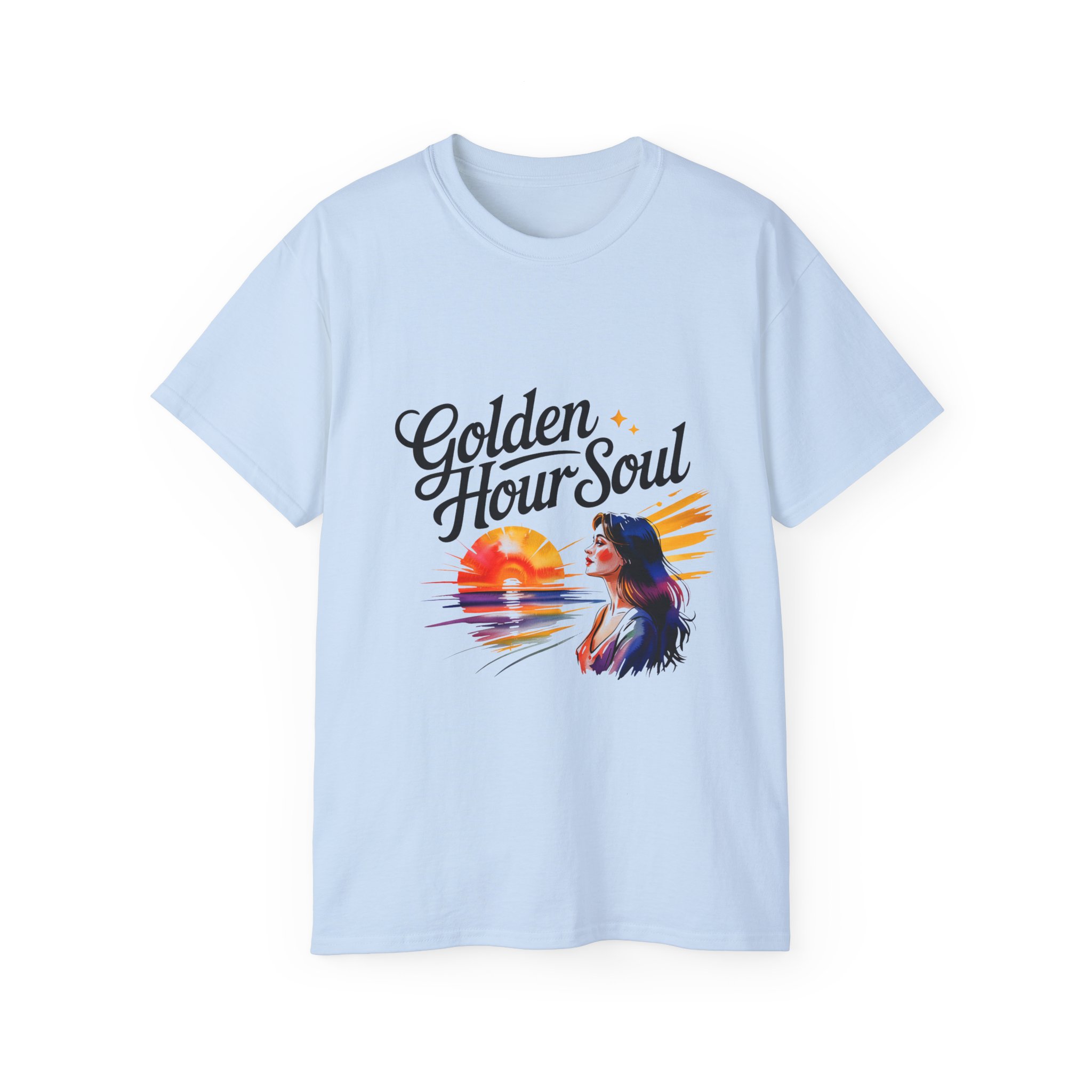 Golden Hour Soul Tee - Unisex Cotton T-Shirt, Comfortable Casual Wear, Perfect for Nature Lovers, Gift for Friends, Summer - Image 45