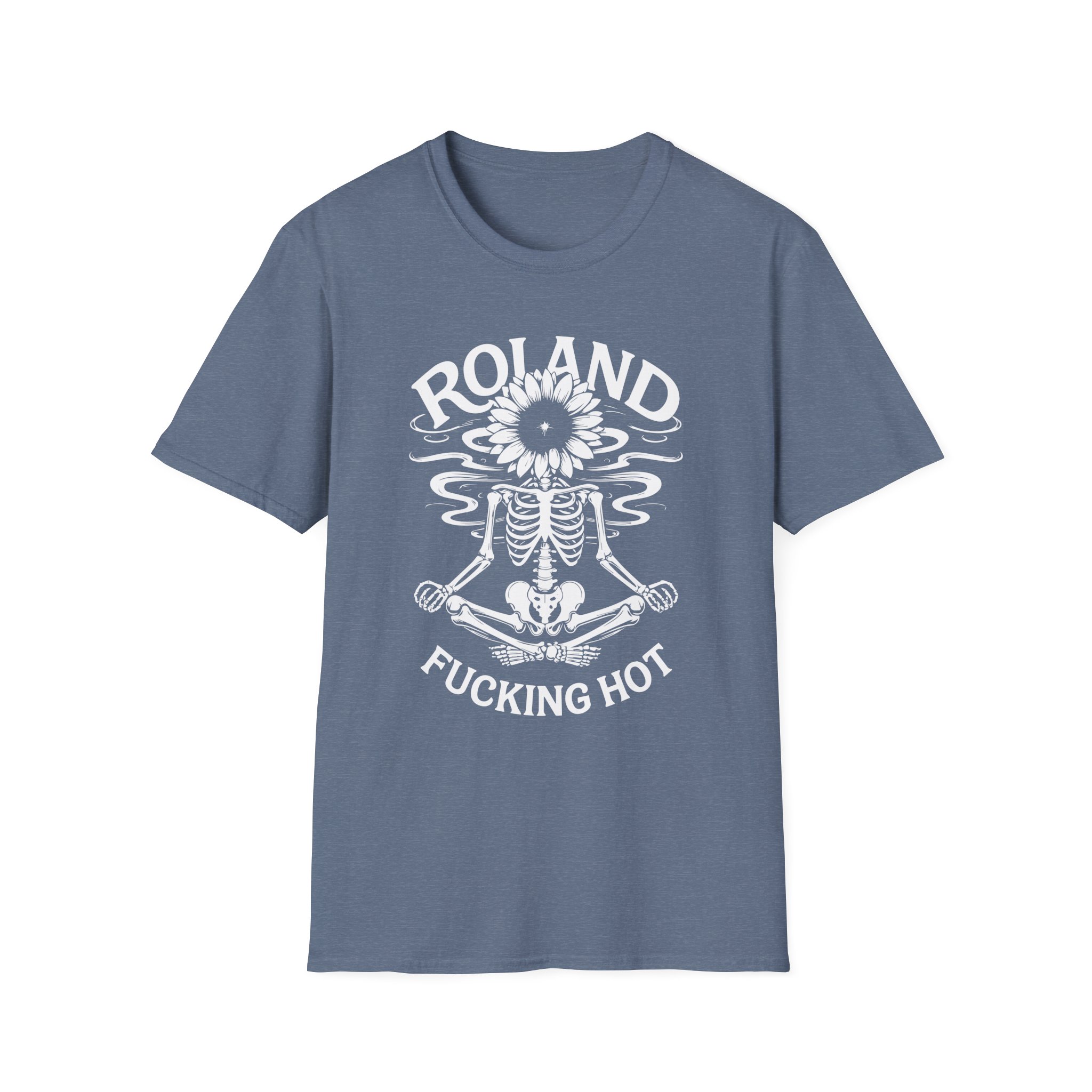 Roland Skeleton T-Shirt, Fun Summer Tee, Gift for Friends, Casual Outfit, Festival Wear, Halloween Apparel - Image 45