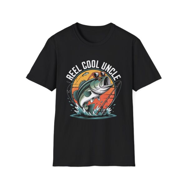 Reel Cool Uncle Fishing T-Shirt | Casual Gift for Fishermen, Outdoor Apparel, Summer Style, Birthday, Father's Day