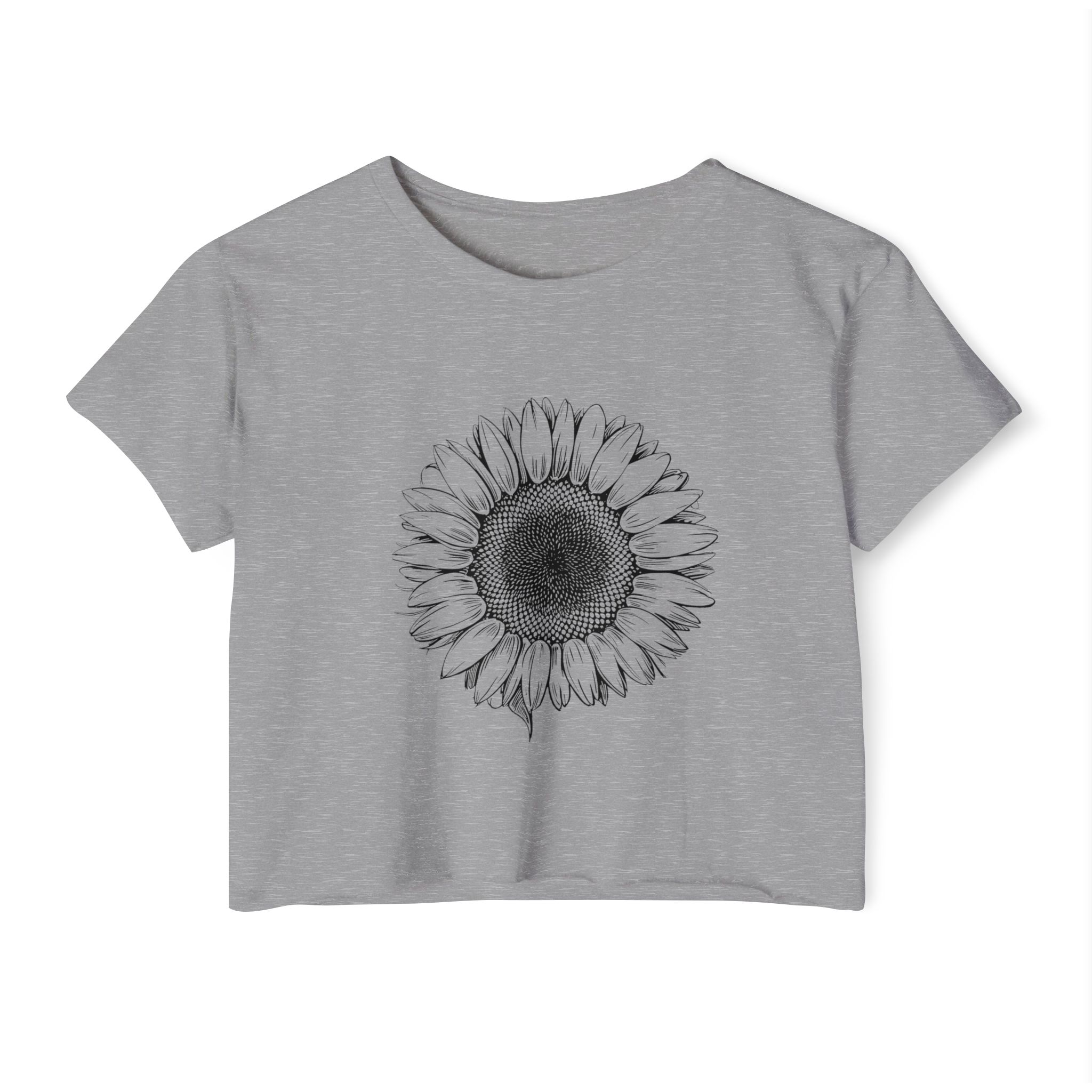 Sunflower Women's Festival Crop Top | Boho Chic Tee for Summer Events, Music Festivals, Beach Days, Casual Wear - Image 13