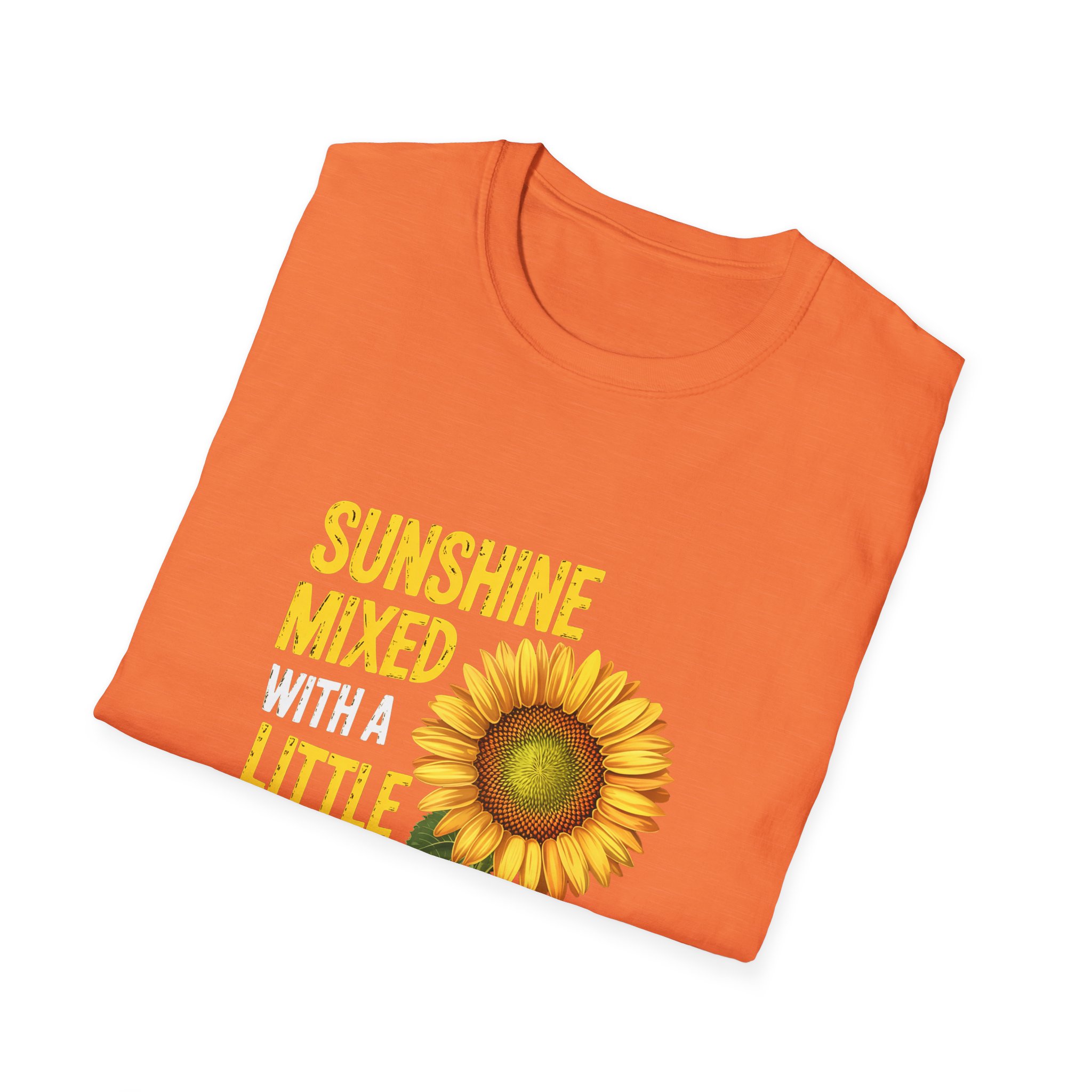 Sunshine & Hurricane T-Shirt – Bright Summer Vibes, Gift for Nature Lovers, Fun Casual Tee, Positive Quote Shirt, Unisex - Image 4
