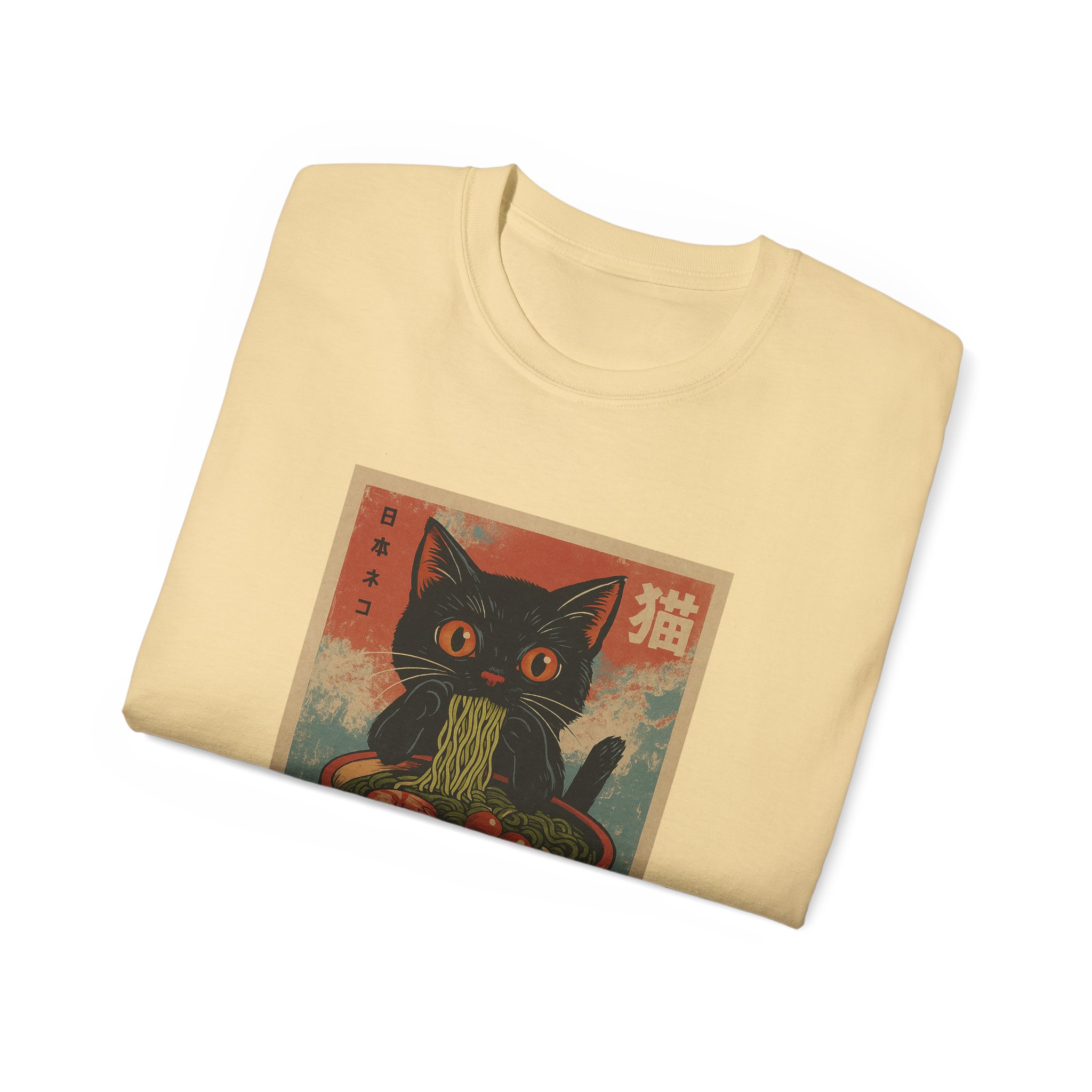 Cute Cat Pasta Unisex Tee, Cat Lover Gift, Kawaii T-Shirt, Graphic Shirt, Unique Graphic Tee - Image 24