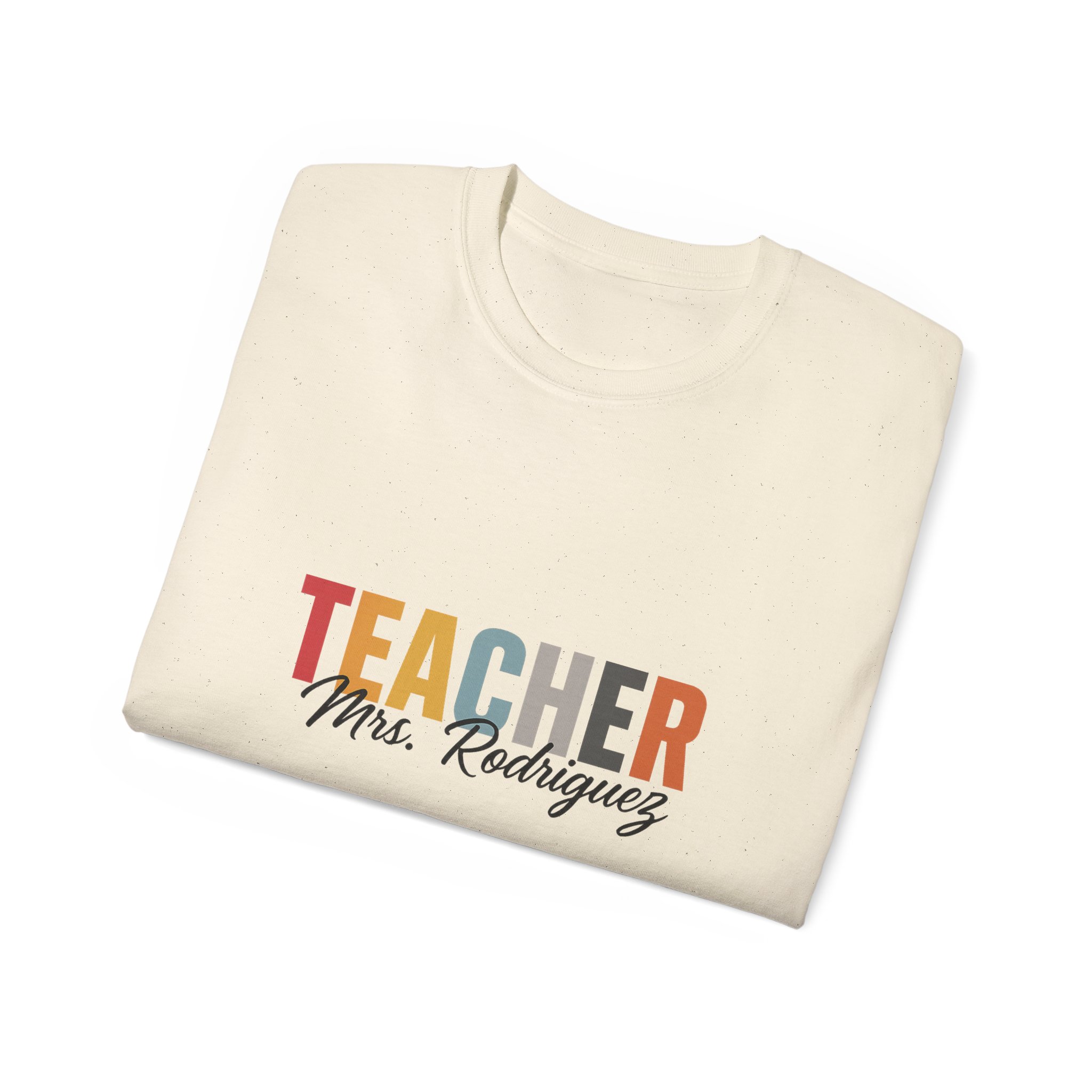 Personalized Teacher Tee for Educators, Great Gift for Teachers, Unisex Cotton Shirt, Back to School Apparel, Teacher's Day - Image 28