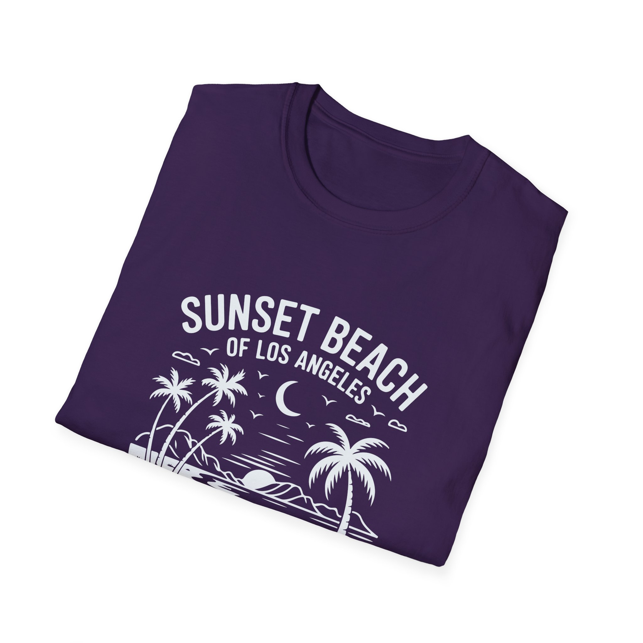 Sunset Beach Unisex T-Shirt | Softstyle Tee for Beach Lovers, Summer Vibes, Casual Wear, Vacation Apparel, Gift Idea - Image 48