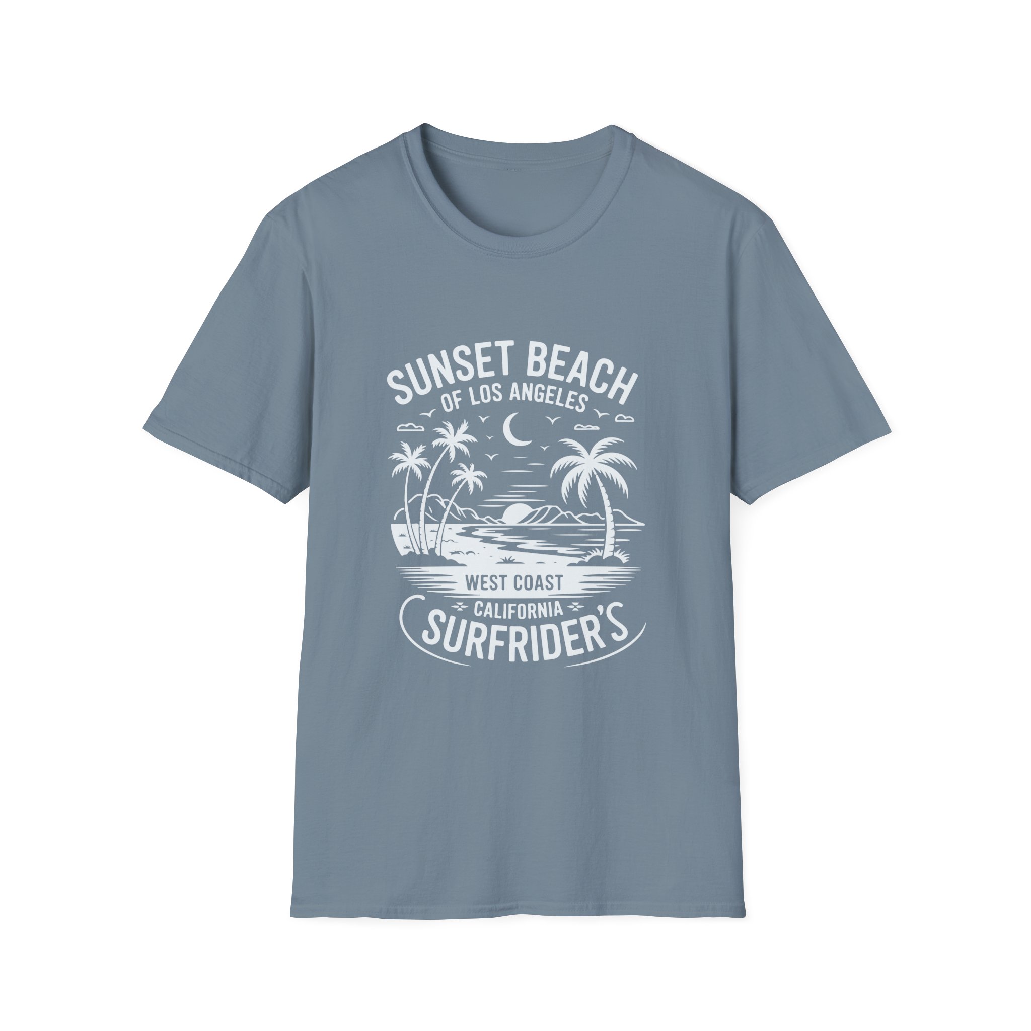 Sunset Beach Unisex T-Shirt | Softstyle Tee for Beach Lovers, Summer Vibes, Casual Wear, Vacation Apparel, Gift Idea - Image 21