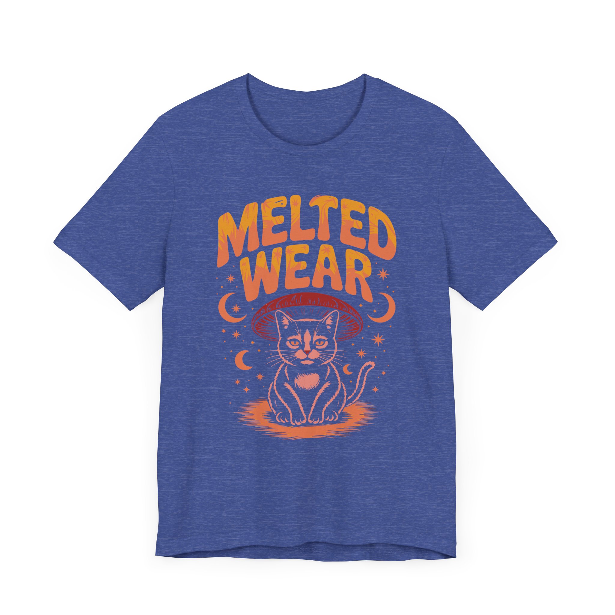 Melted Wear Cat Tee | Unisex Short Sleeve Shirt for Cat Lovers, Cozy Gift, Halloween, Casual Style, Retro Vibe, Fun Graphic - Image 23