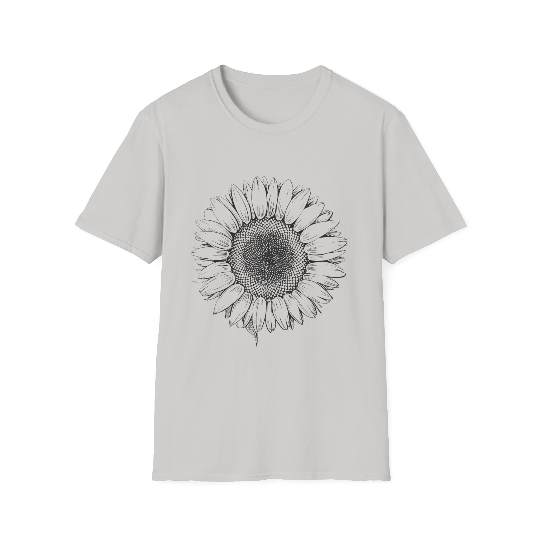 Sunflower Unisex Softstyle T-Shirt - Floral Graphic Tee for Nature Lovers, Gift for Gardeners, Summer Fashion - Image 9