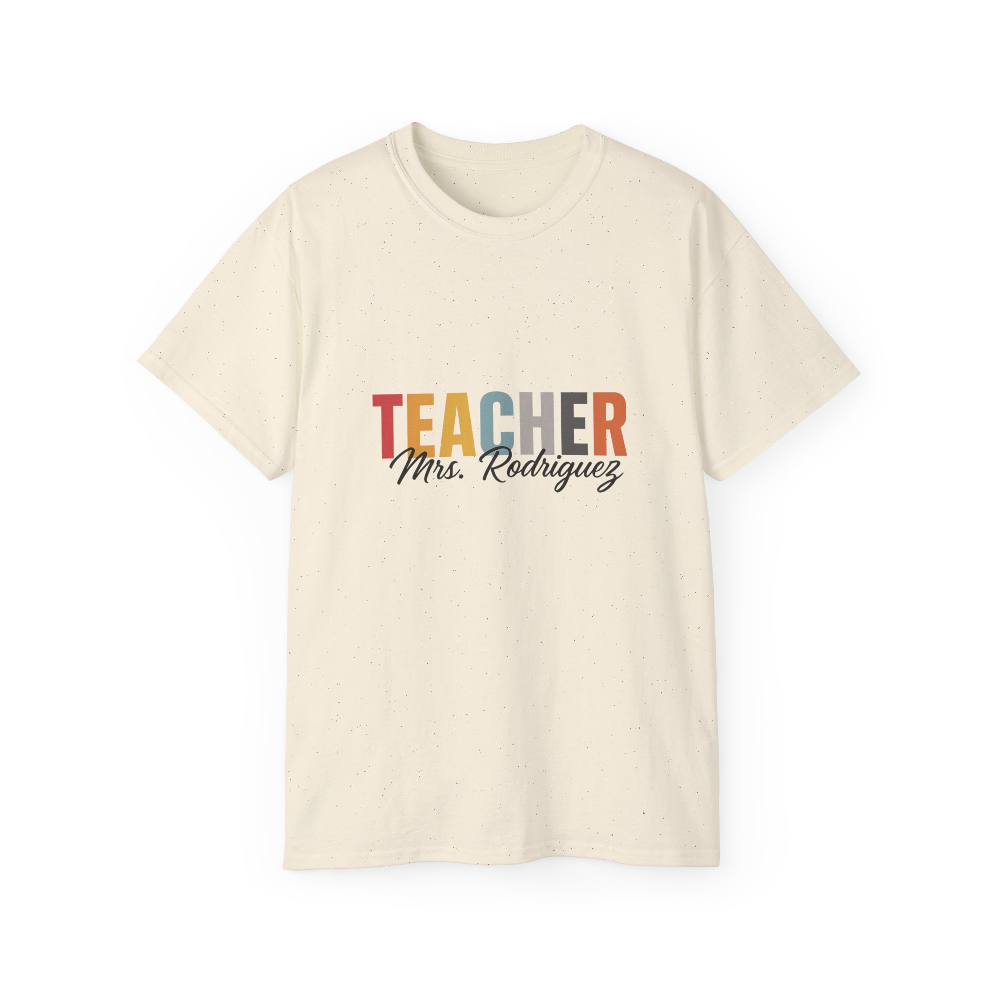 Personalized Teacher Tee for Educators, Great Gift for Teachers, Unisex Cotton Shirt, Back to School Apparel, Teacher's Day - Image 25