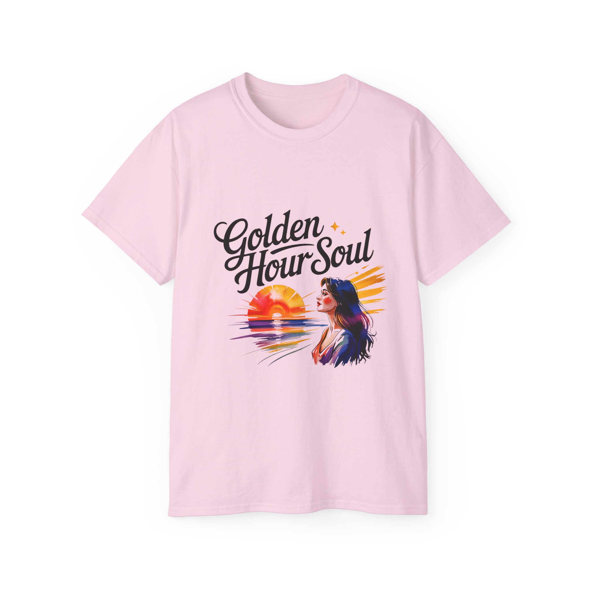 Golden Hour Soul Tee - Unisex Cotton T-Shirt, Comfortable Casual Wear, Perfect for Nature Lovers, Gift for Friends, Summer - Image 53