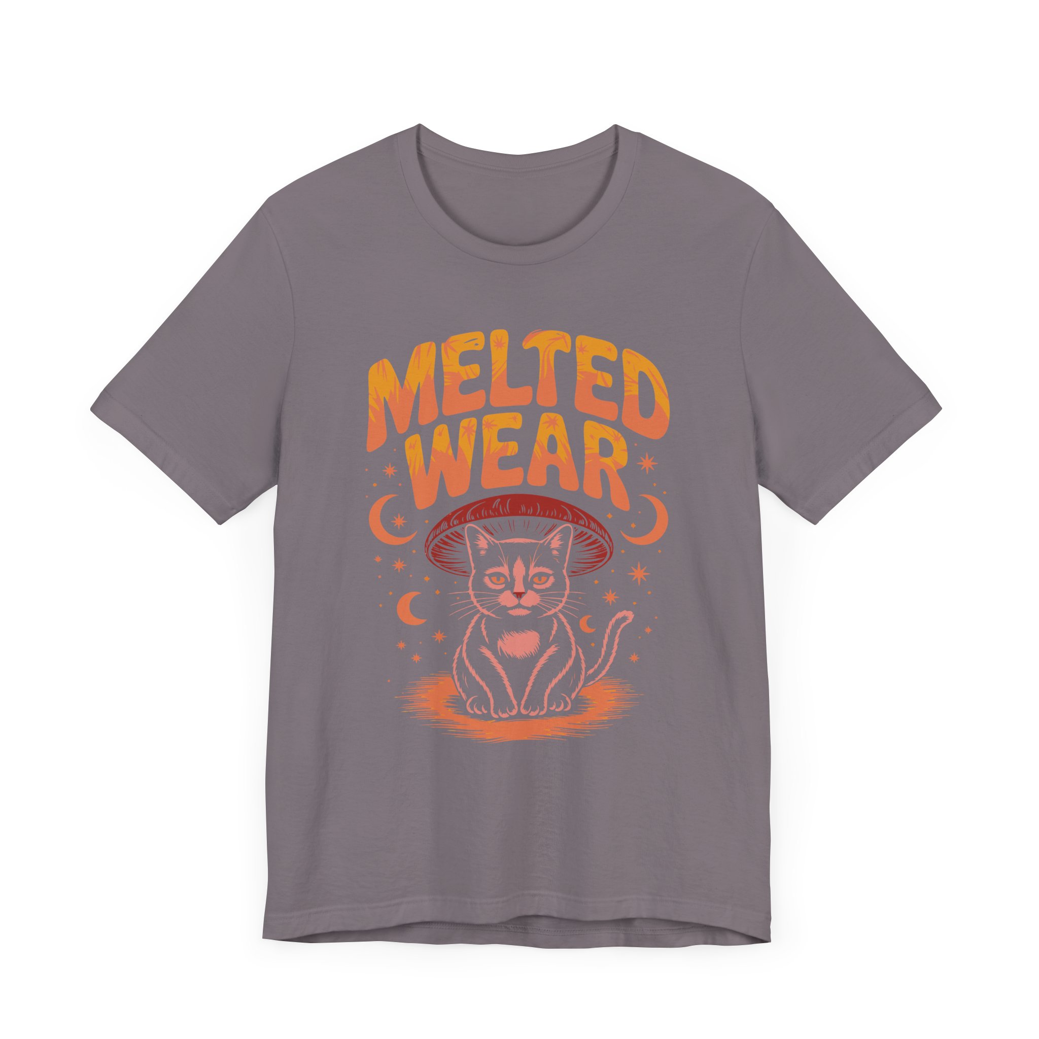 Melted Wear Cat Tee | Unisex Short Sleeve Shirt for Cat Lovers, Cozy Gift, Halloween, Casual Style, Retro Vibe, Fun Graphic - Image 51