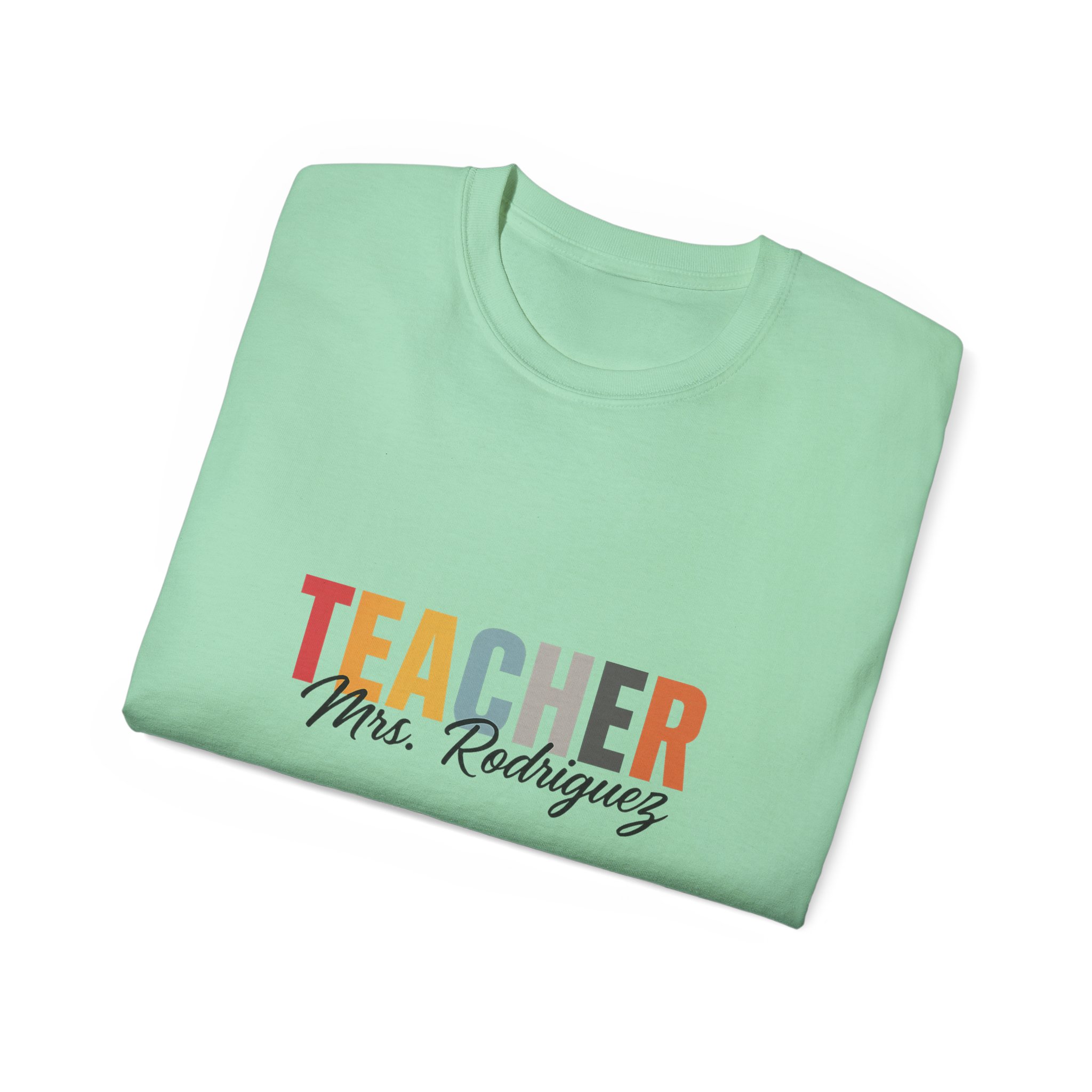 Personalized Teacher Tee for Educators, Great Gift for Teachers, Unisex Cotton Shirt, Back to School Apparel, Teacher's Day - Image 48