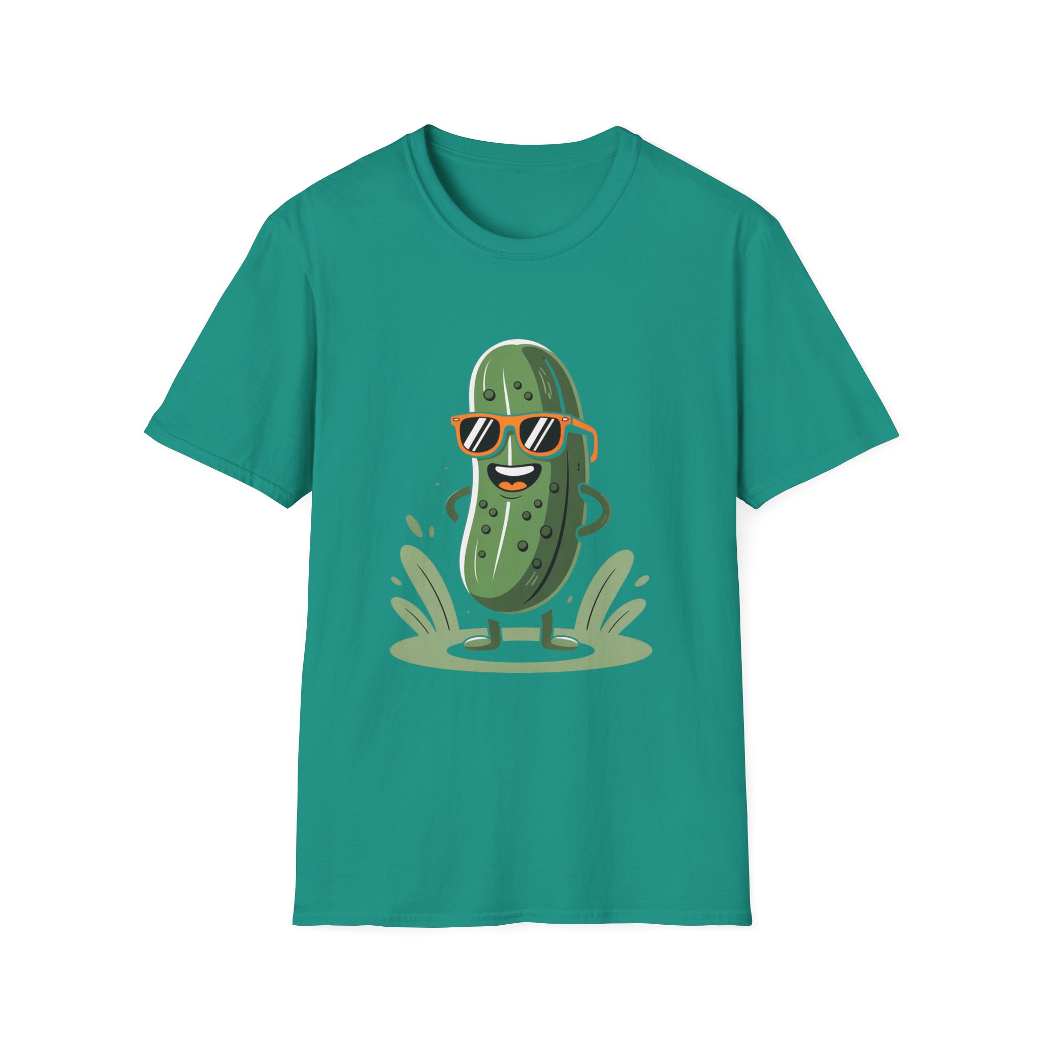 Cool Cucumber Unisex T-Shirt, Funny Tee, Summer Vibes, Gift for Friends, Casual Apparel, Cute Pickle Design - Image 25