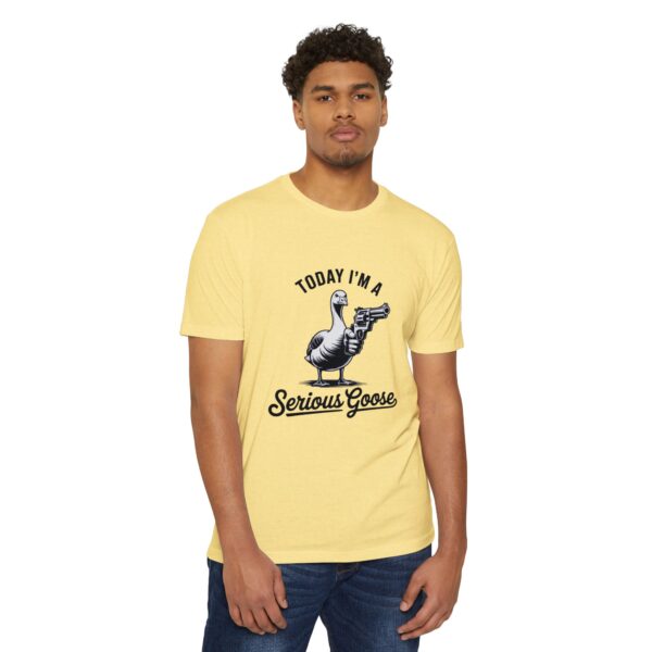 Funny Goose Graphic Tee, Today I’m a Serious Goose T-Shirt, Quirky Animal Shirt, Gift for Goose Lovers, Humor Apparel