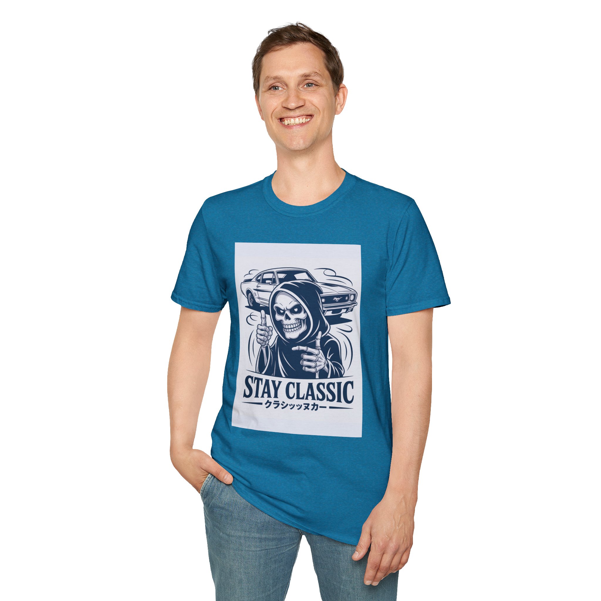 Unisex Classic Car Graphic Tee, Stay Classic T-Shirt, Vintage Car Lover Gift, Cool Streetwear, Perfect for Car Shows - Image 30