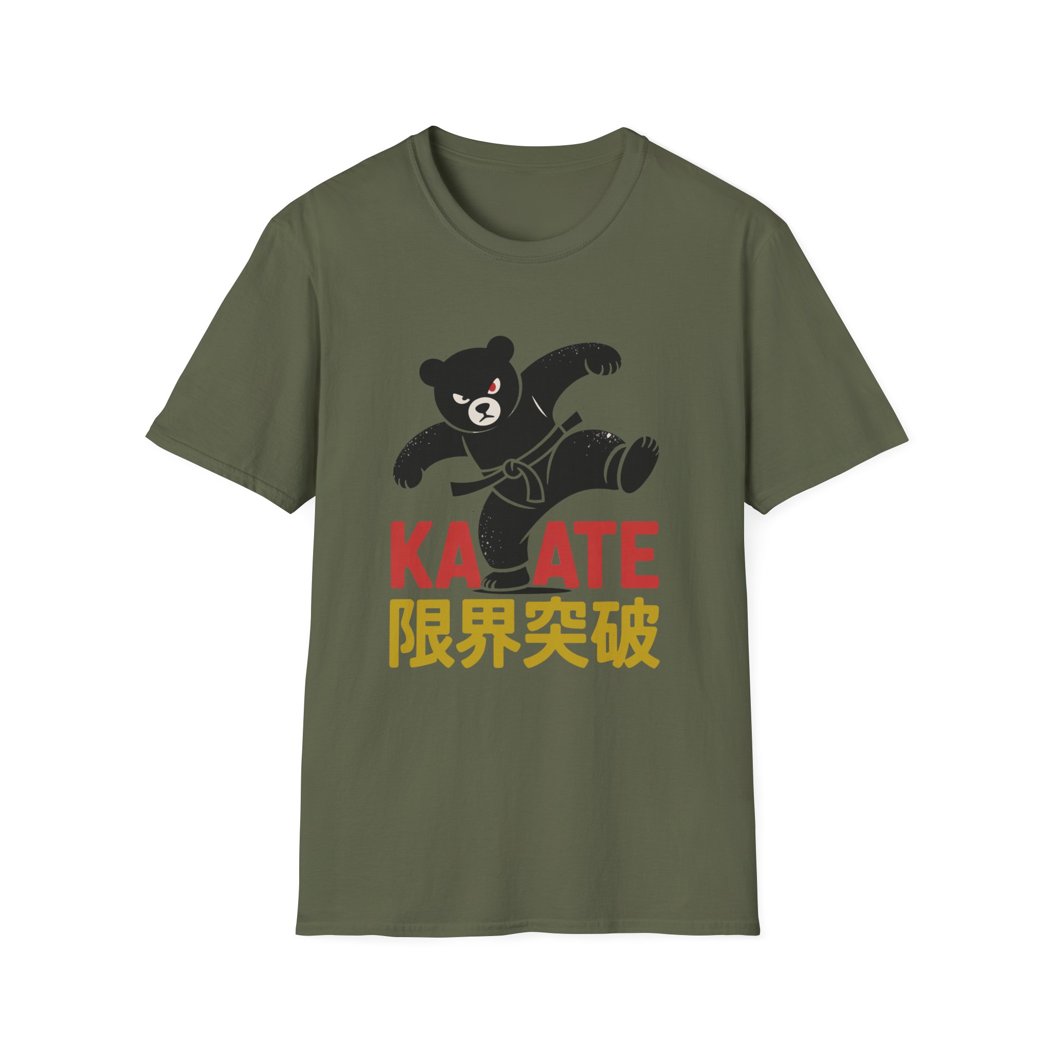 Karate Bear Unisex T-Shirt, Softstyle Tee for Animal Lovers, Birthday Gift, Martial Arts Fan Gear, Casual Wear, Fun Graphic Shirt - Image 19