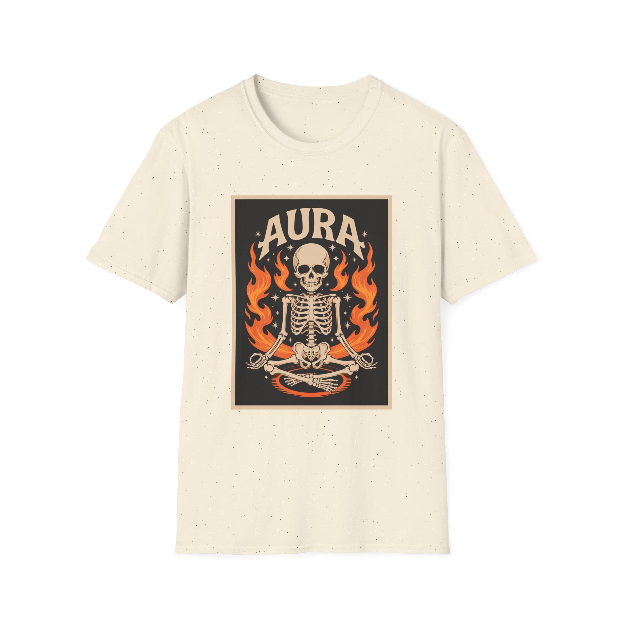 Aura Skeleton T-Shirt | Unisex Softstyle Tee | Gothic Apparel | Halloween Costume | Casual Streetwear | Unique Gift Idea - Image 13