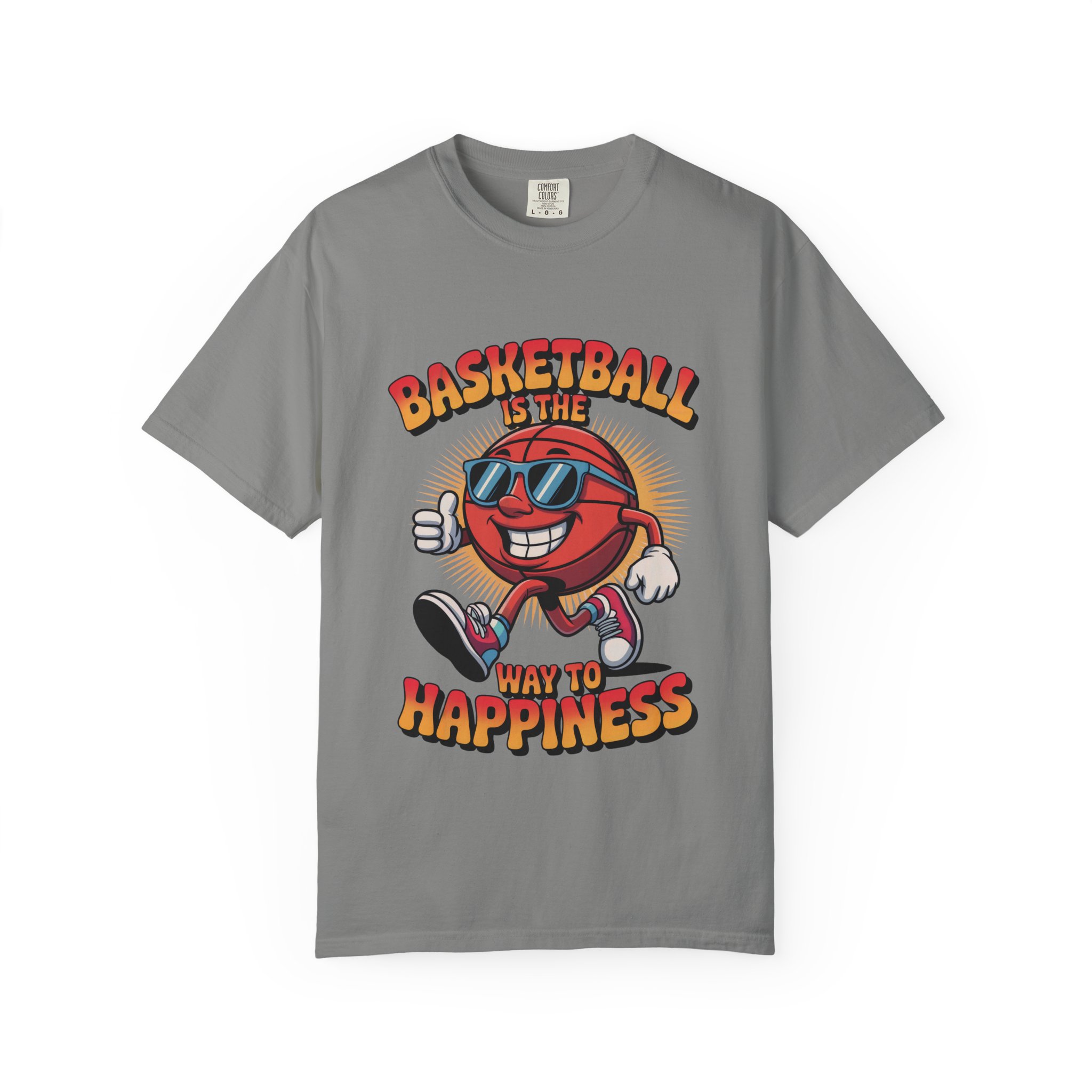 Basketball Happiness T-Shirt, Unisex Tee, Gift for Sports Lovers, Fun Casual Wear, Birthday Gift, Sports Fan Apparel - Image 37