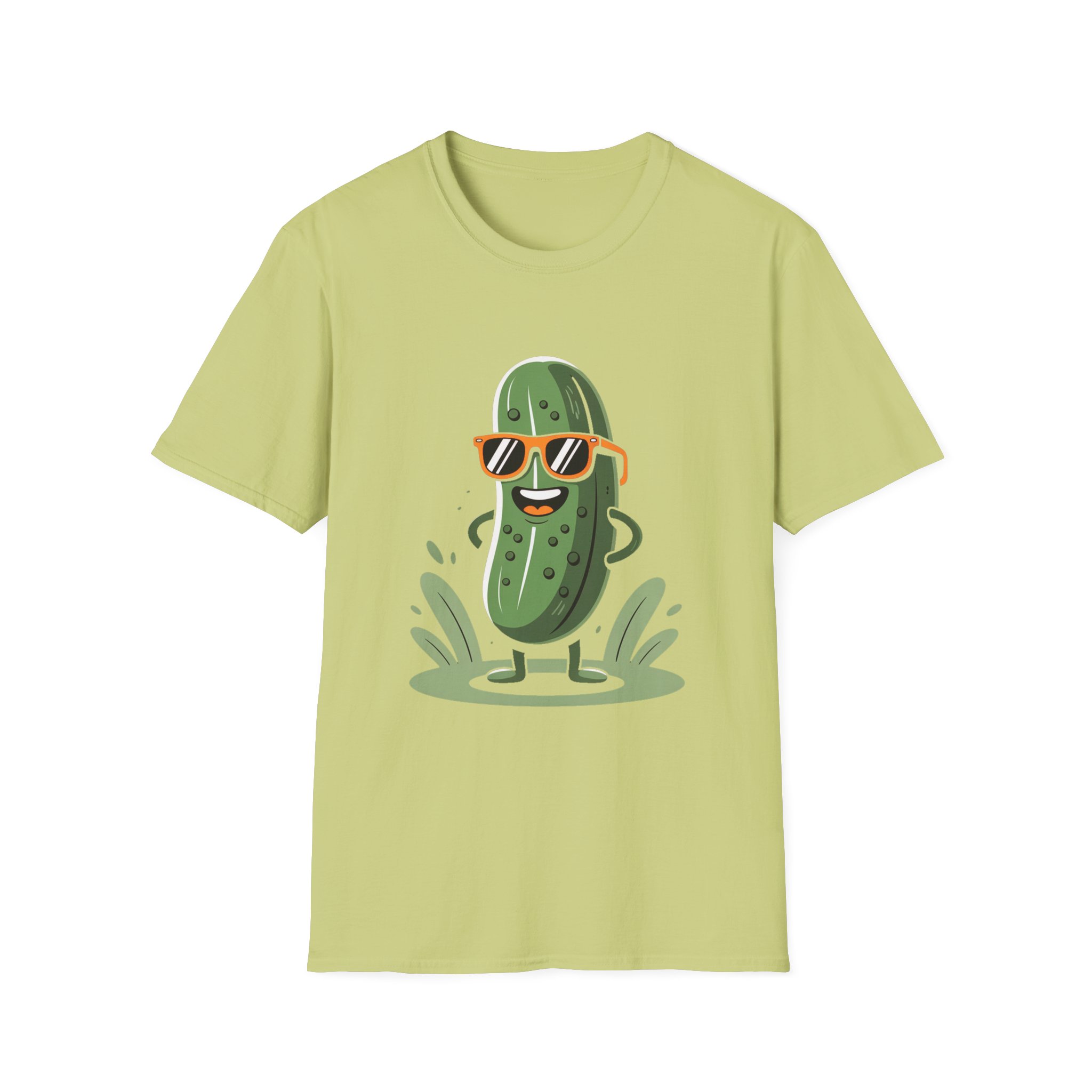 Cool Cucumber Unisex T-Shirt, Funny Tee, Summer Vibes, Gift for Friends, Casual Apparel, Cute Pickle Design - Image 13
