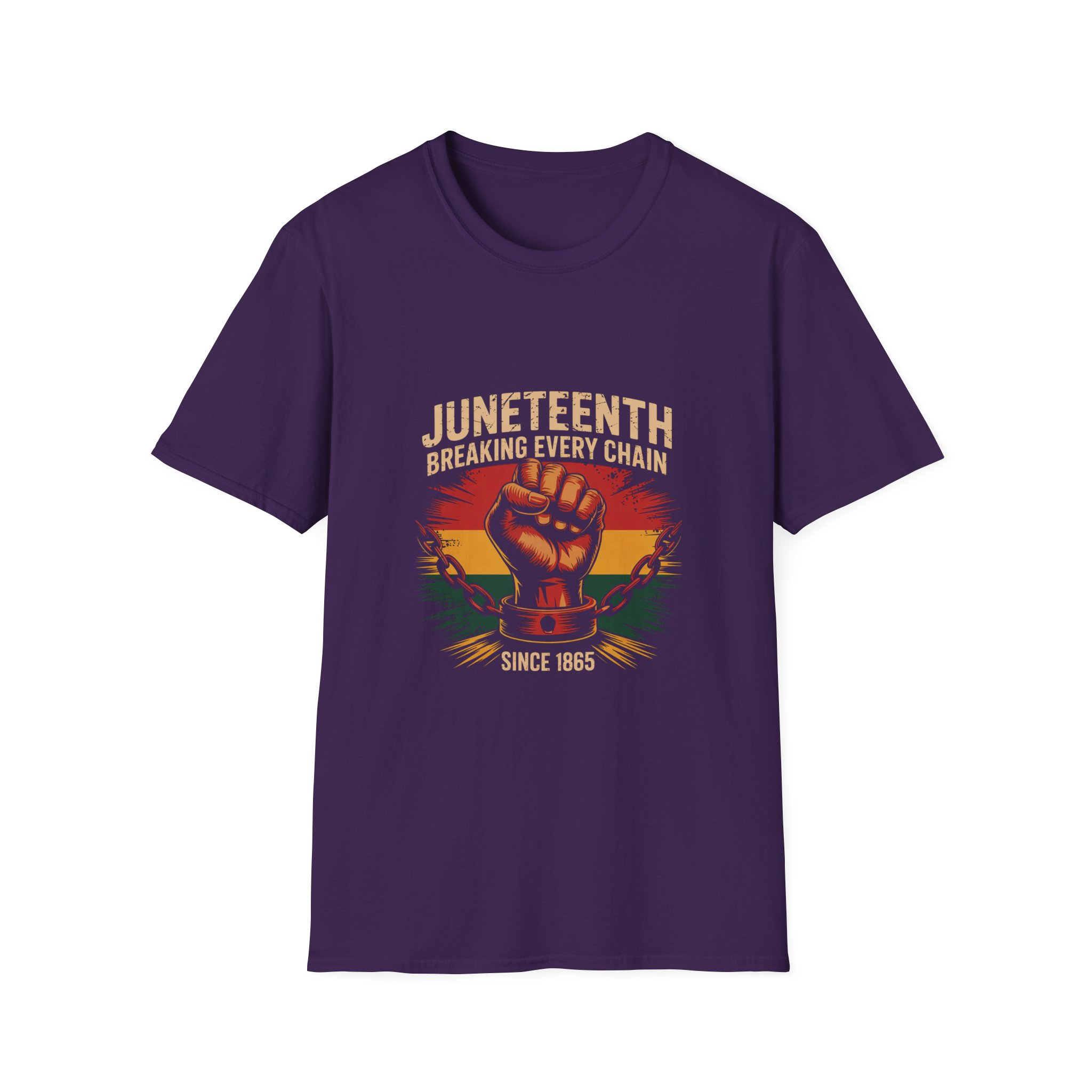 Juneteenth Celebration T-Shirt, Breaking Every Chain Tee, African American History Shirt, Juneteenth Gift, Unisex Softstyle Top - Image 34