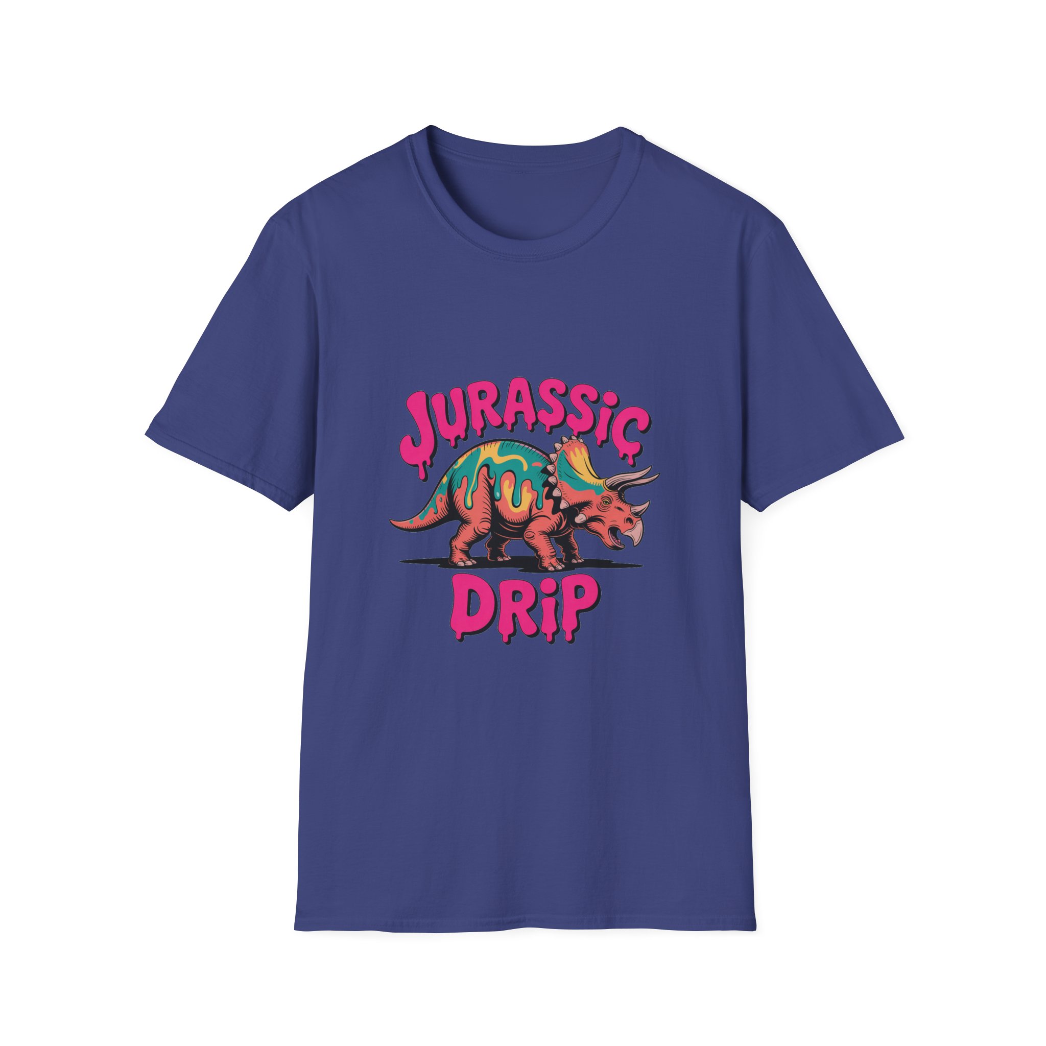 Jurassic Drip Unisex Softstyle T-Shirt - Fun Dino Tee for Kids & Adults, Graphic Tee, Gift for Jurassic Fans, Summer Fashion - Image 21