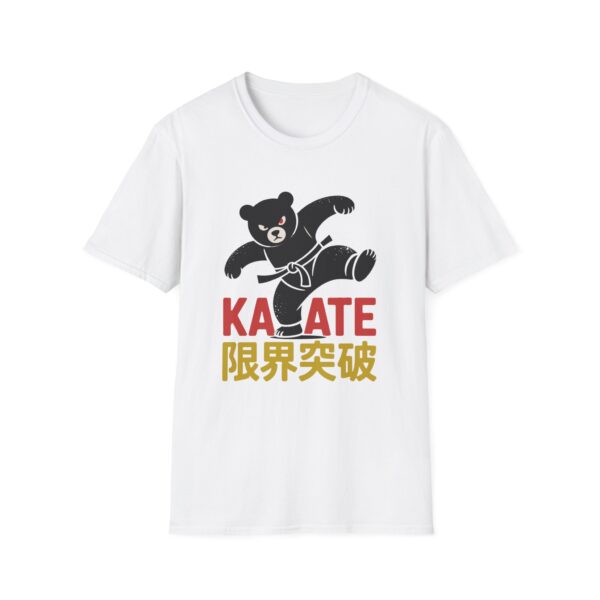 Karate Bear Unisex T-Shirt, Softstyle Tee for Animal Lovers, Birthday Gift, Martial Arts Fan Gear, Casual Wear, Fun Graphic Shirt