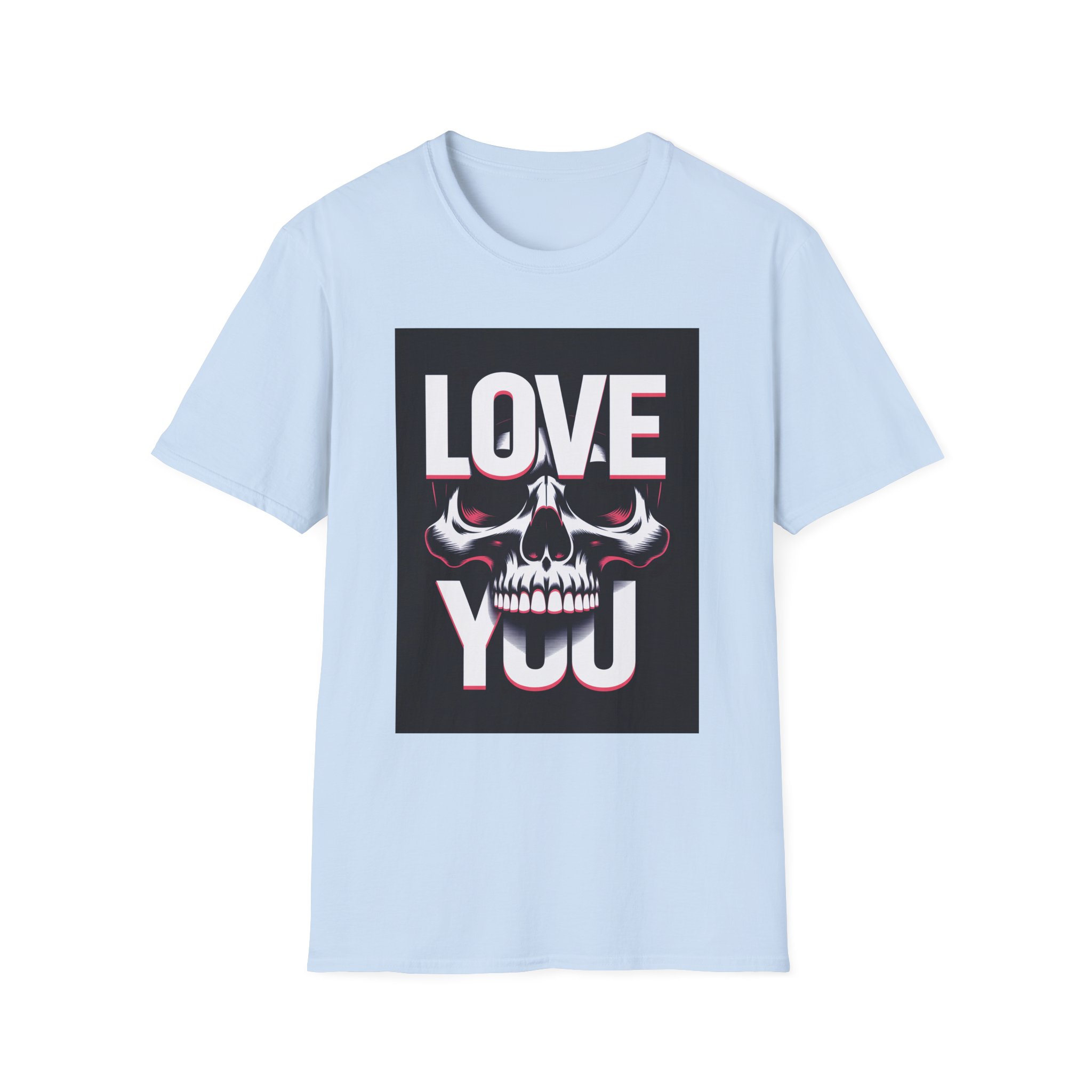 Skull Love Graphic Tee, Unisex Skull T-Shirt, Casual Wear, Gothic Fashion, Unique Gift for Him/Her - Image 56