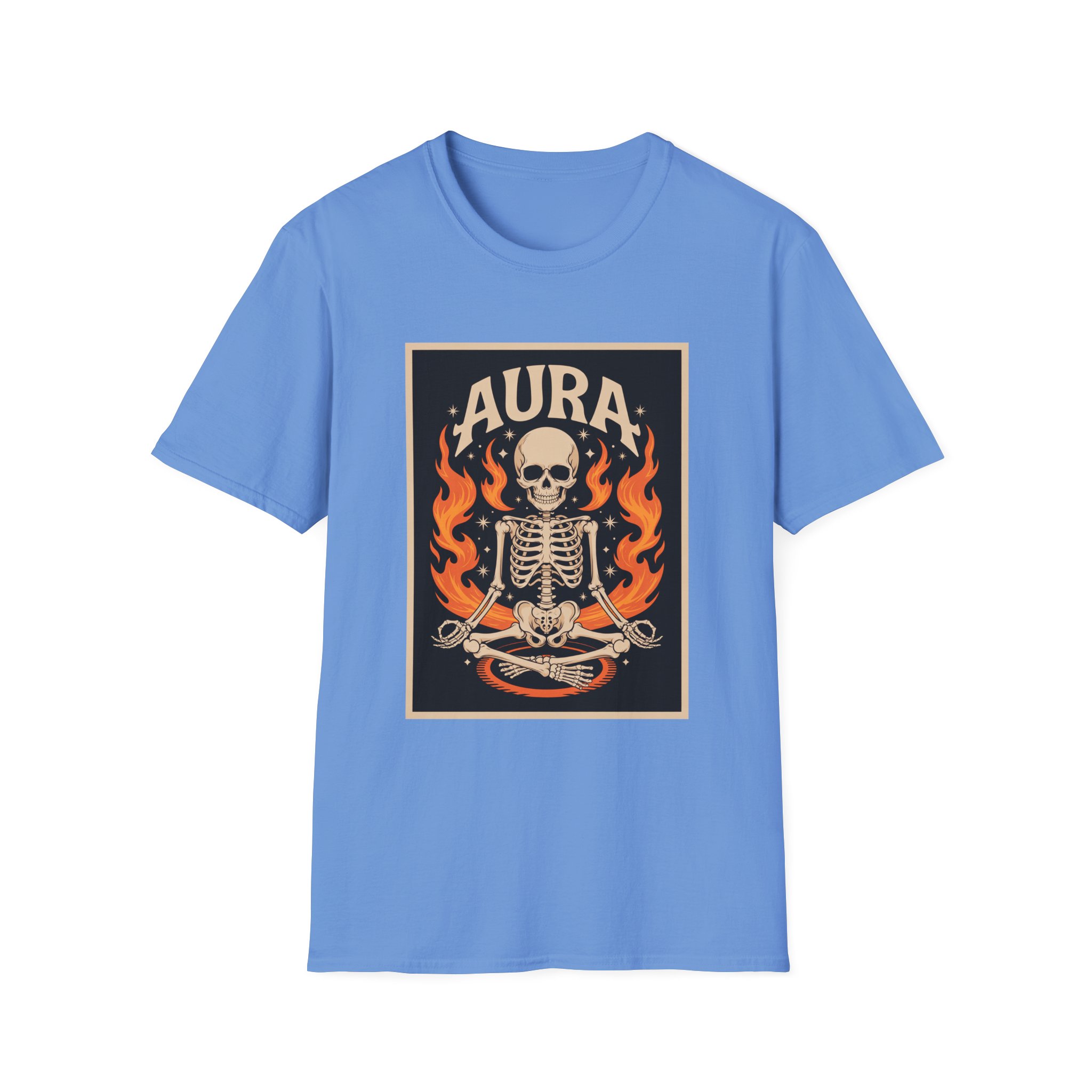 Aura Skeleton T-Shirt | Unisex Softstyle Tee | Gothic Apparel | Halloween Costume | Casual Streetwear | Unique Gift Idea - Image 31
