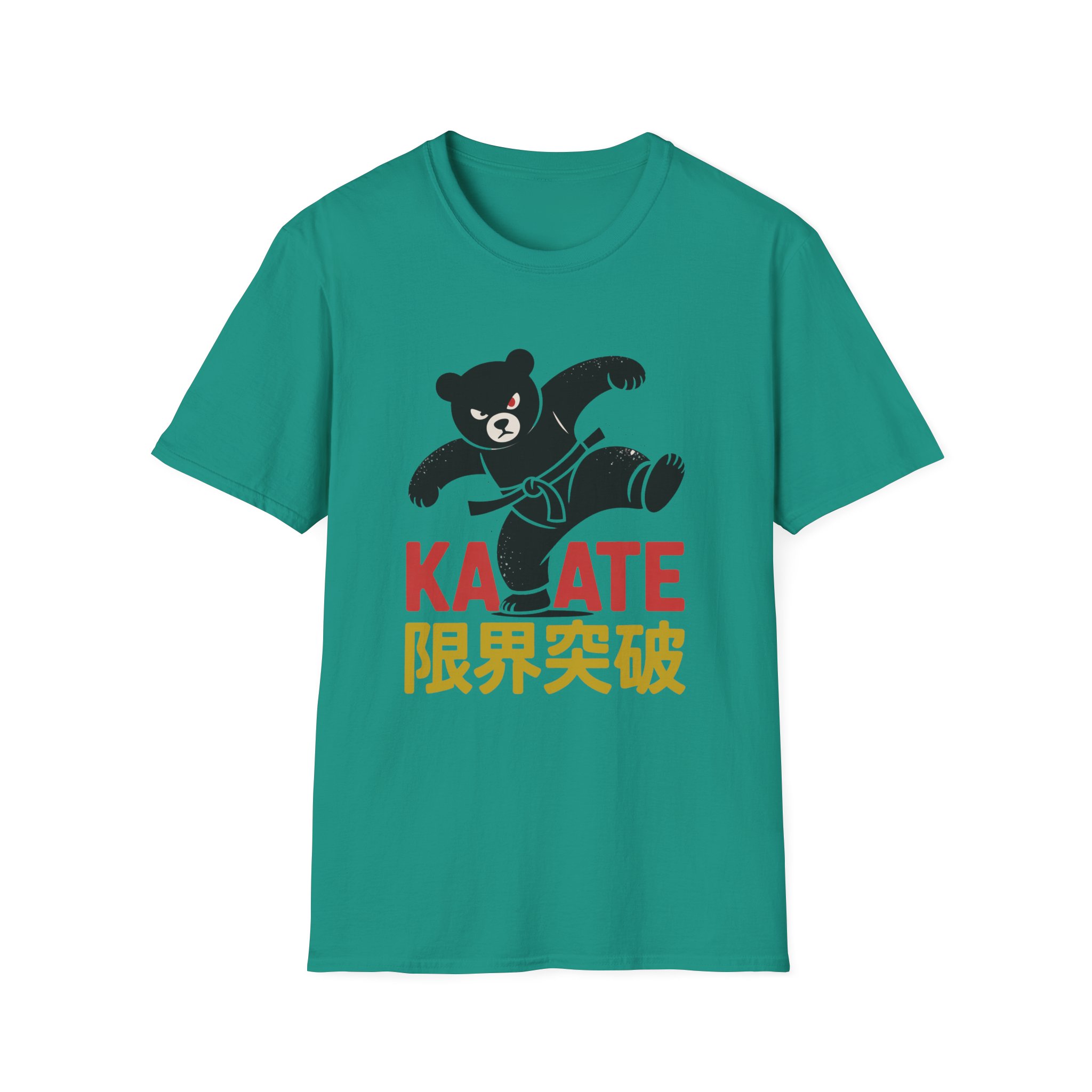 Karate Bear Unisex T-Shirt, Softstyle Tee for Animal Lovers, Birthday Gift, Martial Arts Fan Gear, Casual Wear, Fun Graphic Shirt - Image 28