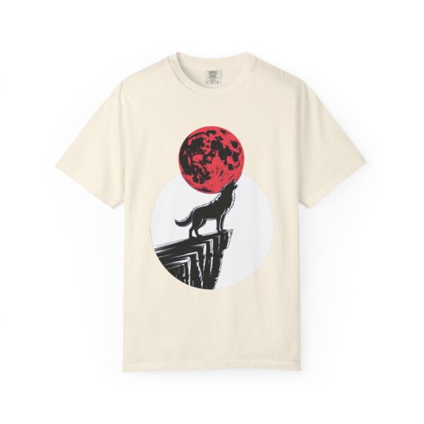 Wolf Howling at Red Moon T-Shirt, Nature Lovers Gift, Casual Wear, Unisex Tee, Eco-Friendly Clothing