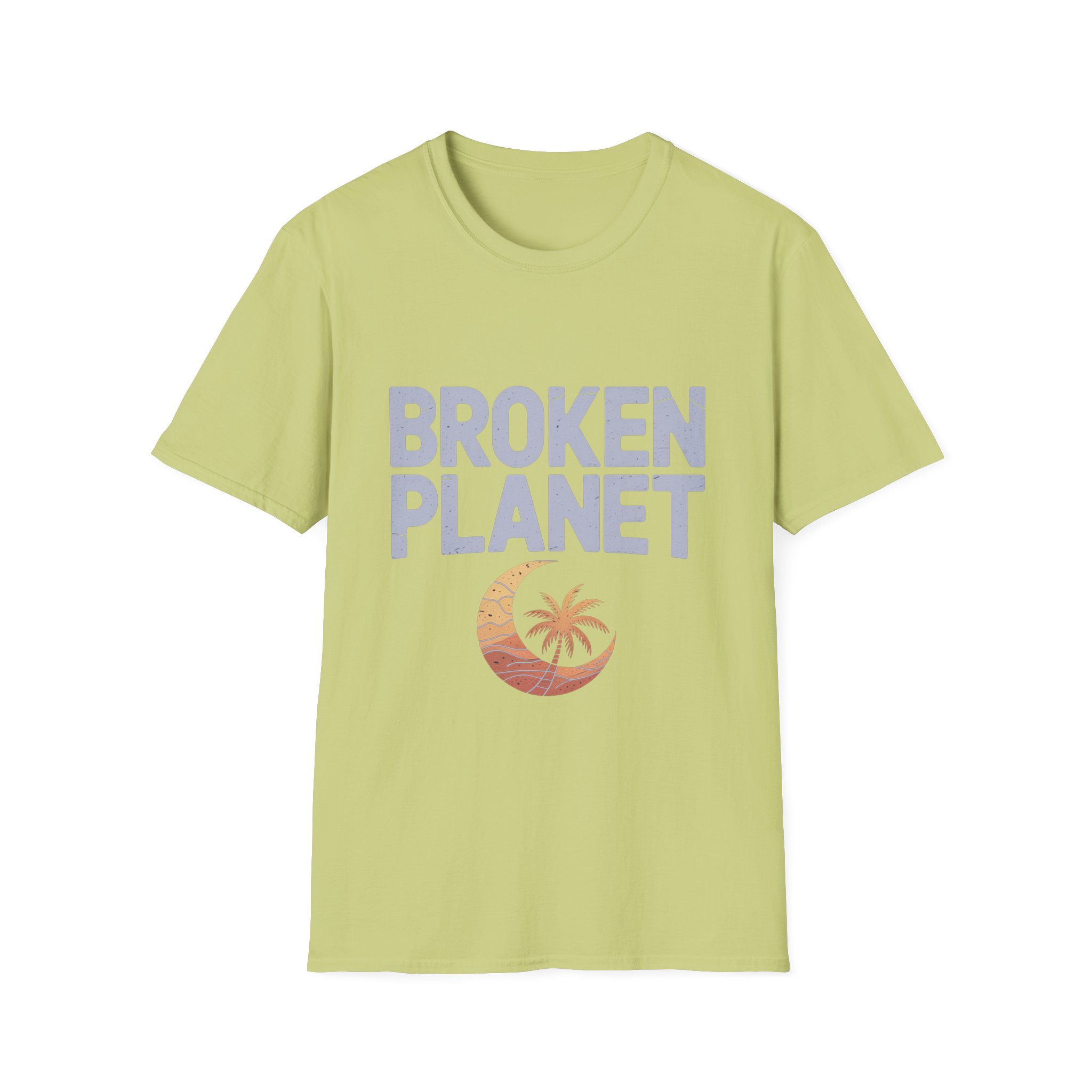 Broken Planet Unisex Softstyle T-Shirt, Eco-Friendly Tee, Casual Outfit, Gift for Earth Lovers, Summer Fashion - Image 16