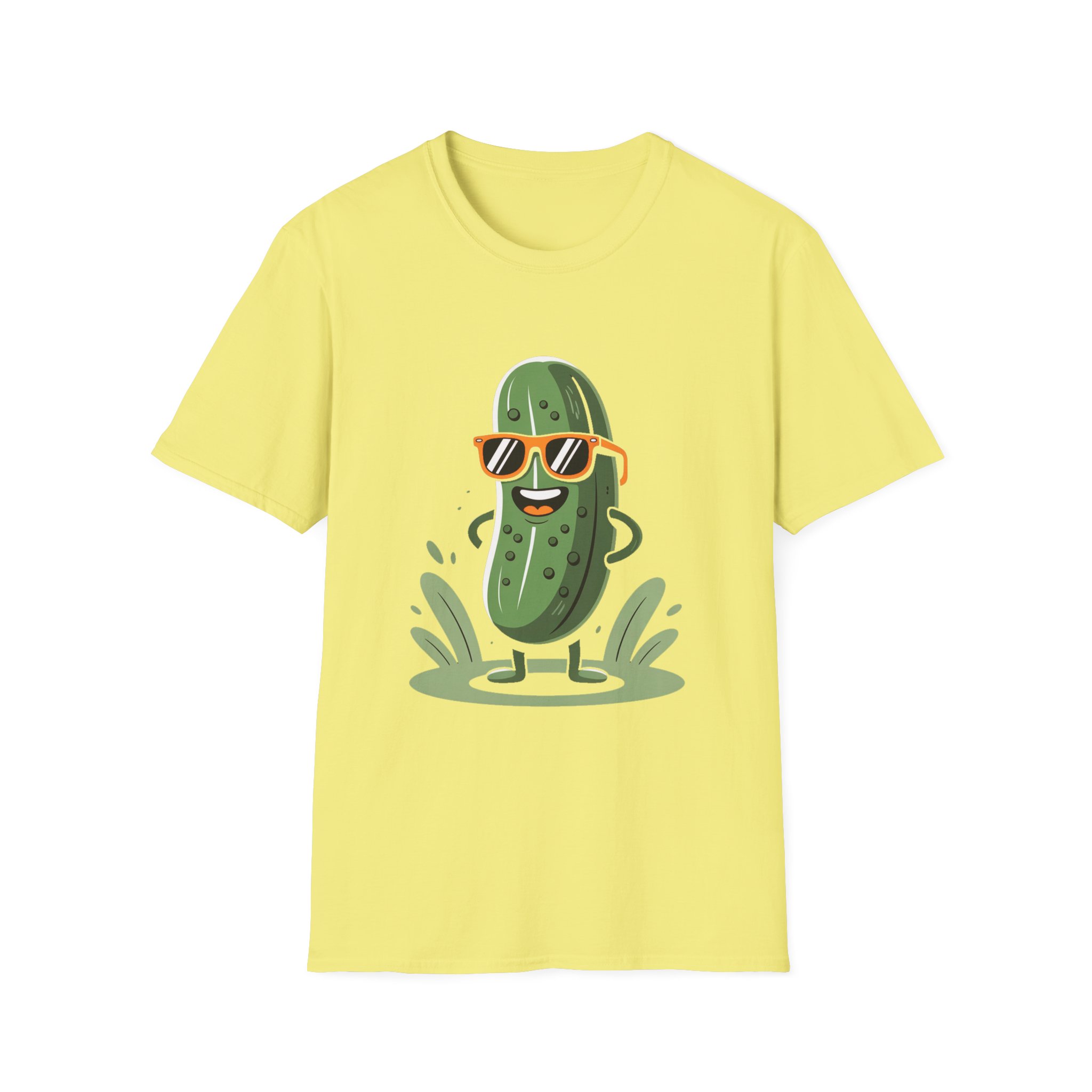 Cool Cucumber Unisex T-Shirt, Funny Tee, Summer Vibes, Gift for Friends, Casual Apparel, Cute Pickle Design - Image 10