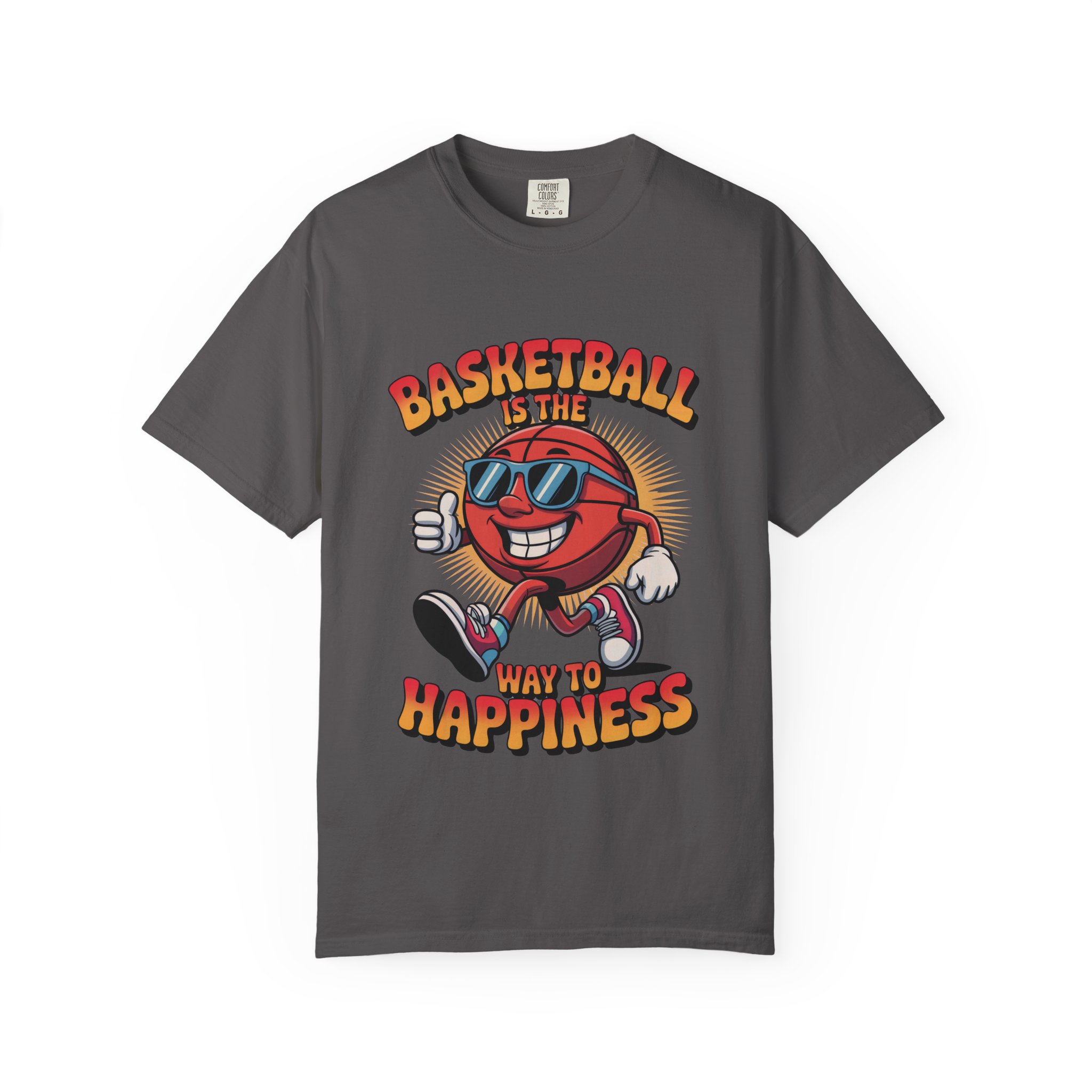 Basketball Happiness T-Shirt, Unisex Tee, Gift for Sports Lovers, Fun Casual Wear, Birthday Gift, Sports Fan Apparel - Image 41