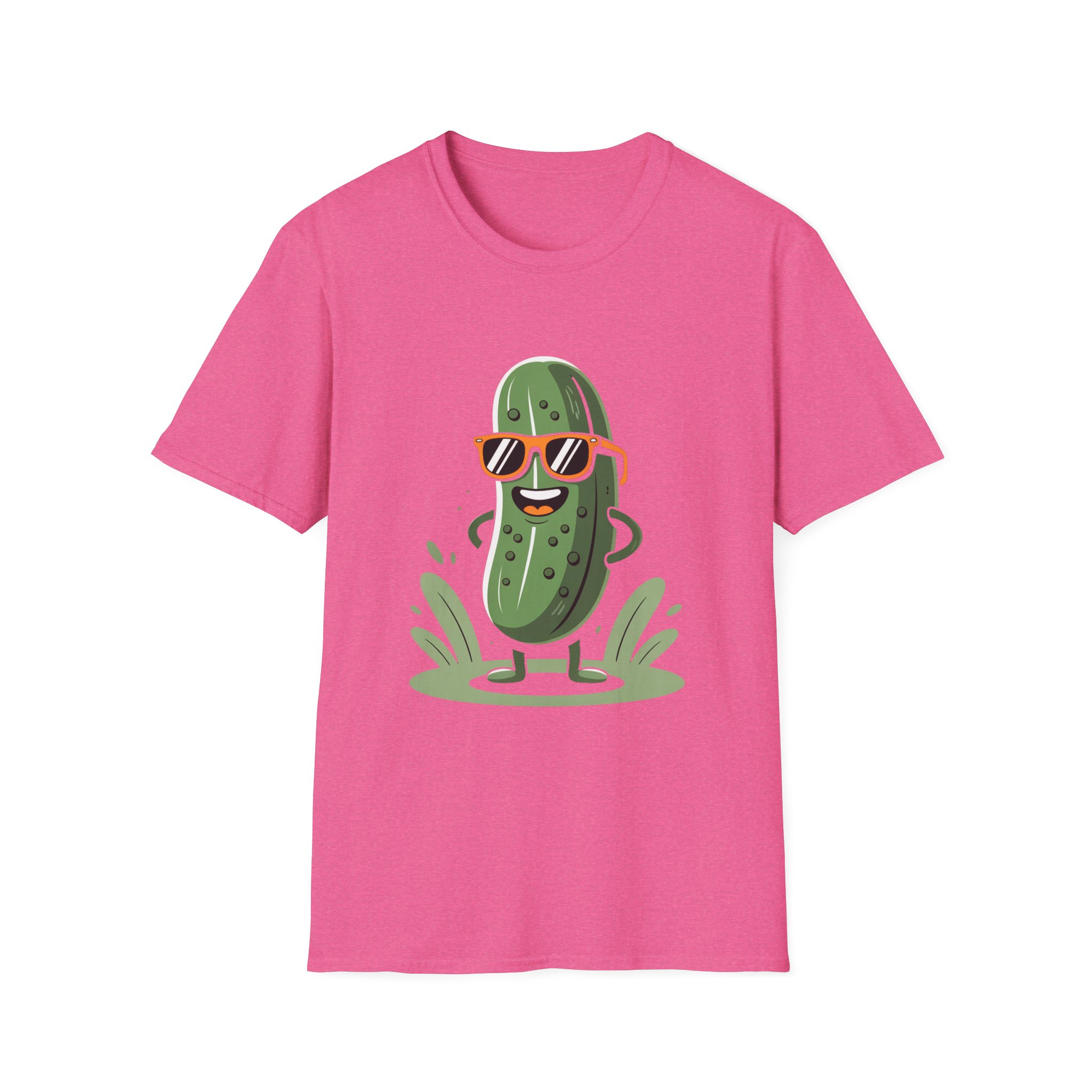 Cool Cucumber Unisex T-Shirt, Funny Tee, Summer Vibes, Gift for Friends, Casual Apparel, Cute Pickle Design - Image 37