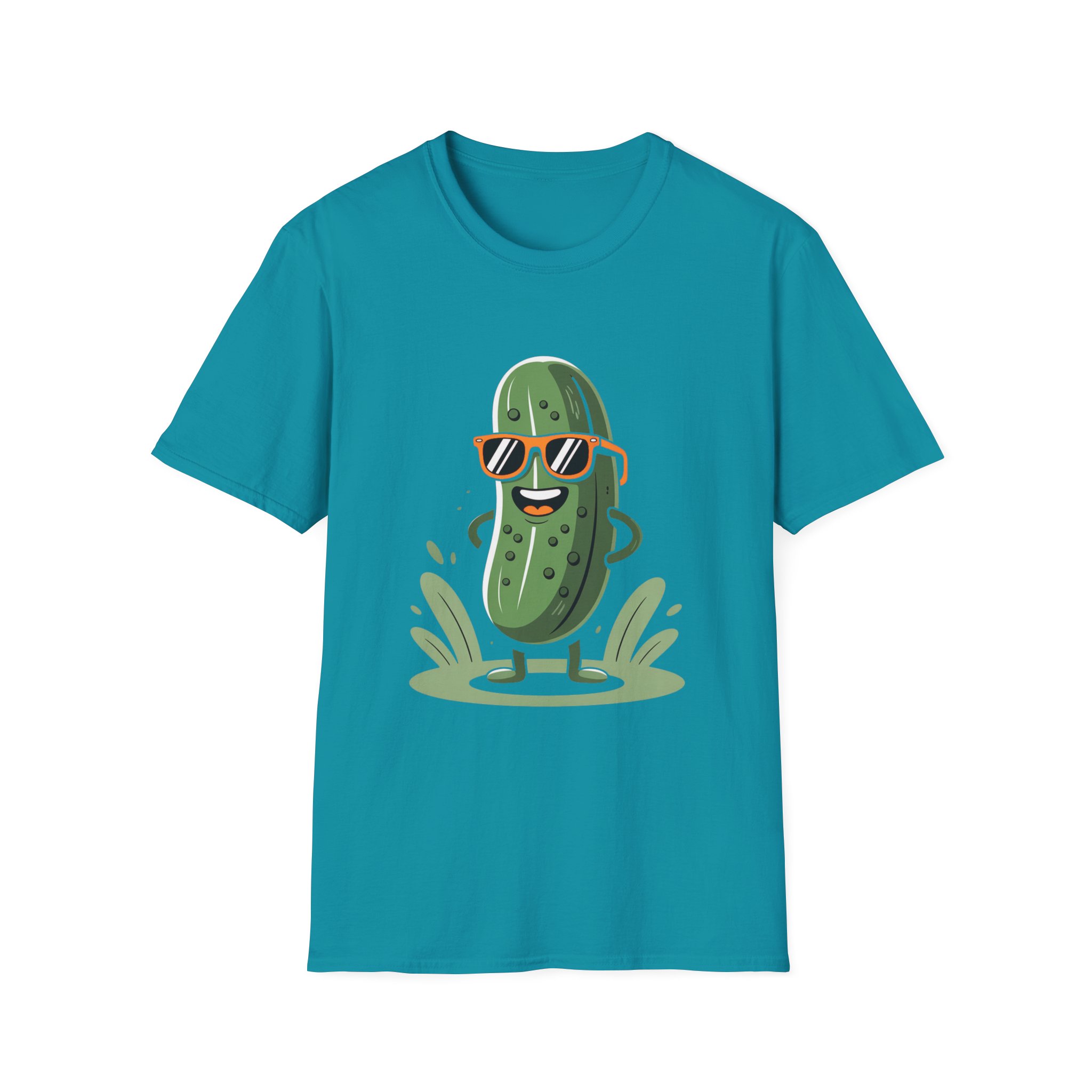 Cool Cucumber Unisex T-Shirt, Funny Tee, Summer Vibes, Gift for Friends, Casual Apparel, Cute Pickle Design - Image 22