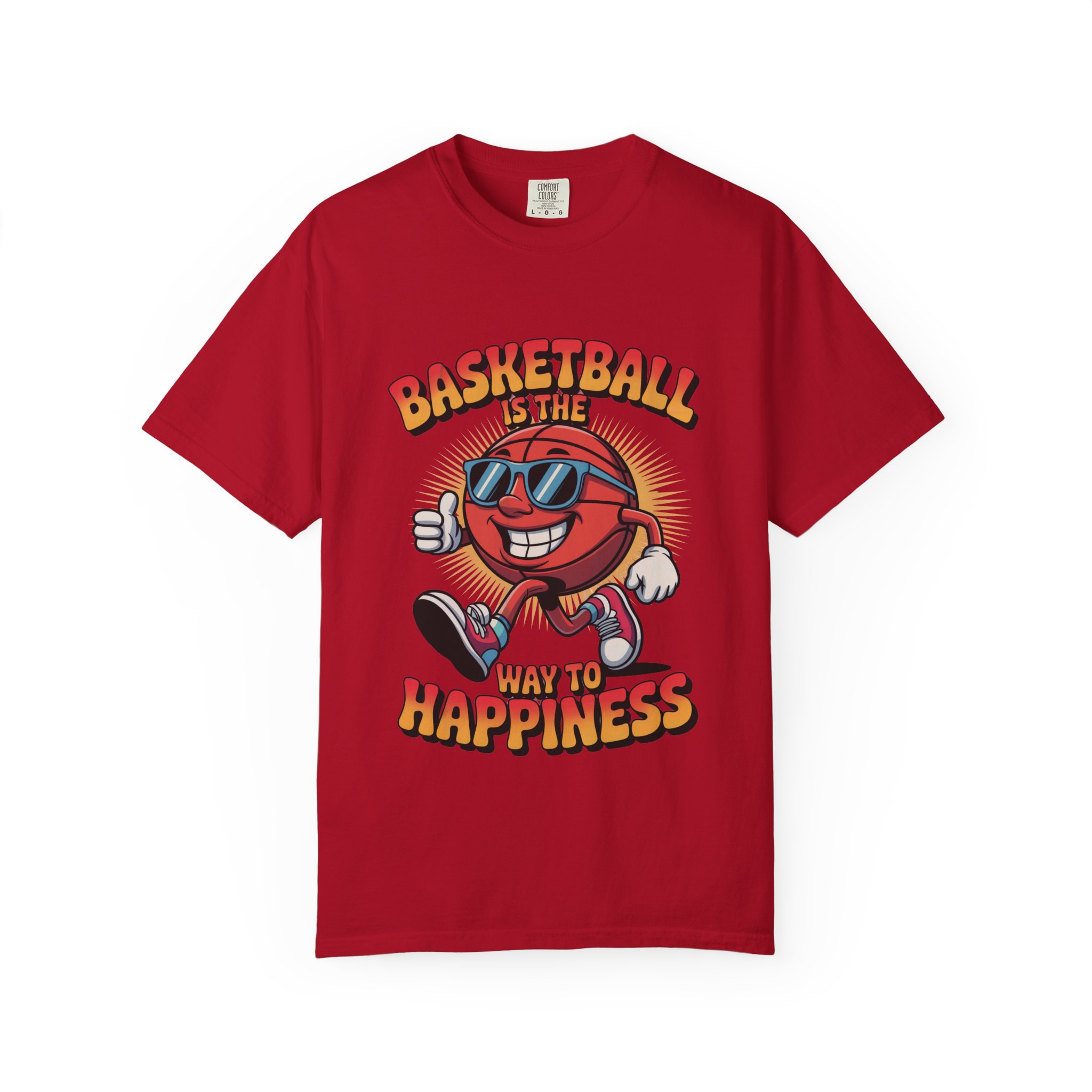 Basketball Happiness T-Shirt, Unisex Tee, Gift for Sports Lovers, Fun Casual Wear, Birthday Gift, Sports Fan Apparel - Image 53