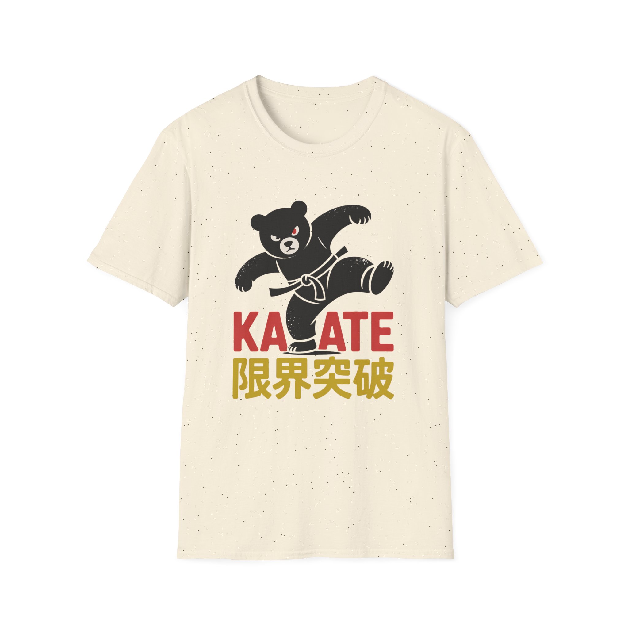 Karate Bear Unisex T-Shirt, Softstyle Tee for Animal Lovers, Birthday Gift, Martial Arts Fan Gear, Casual Wear, Fun Graphic Shirt - Image 10