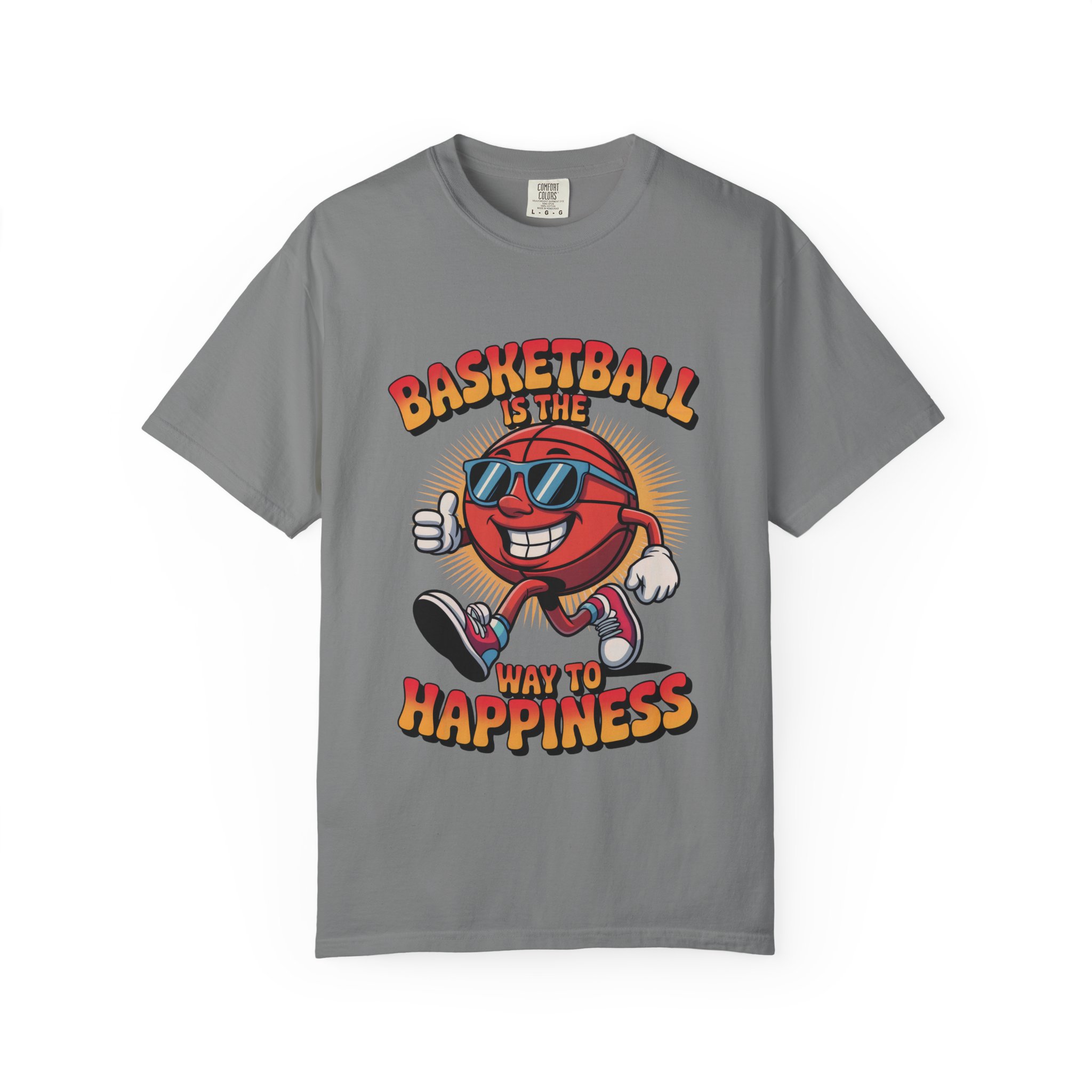 Basketball Happiness T-Shirt, Unisex Tee, Gift for Sports Lovers, Fun Casual Wear, Birthday Gift, Sports Fan Apparel - Image 29