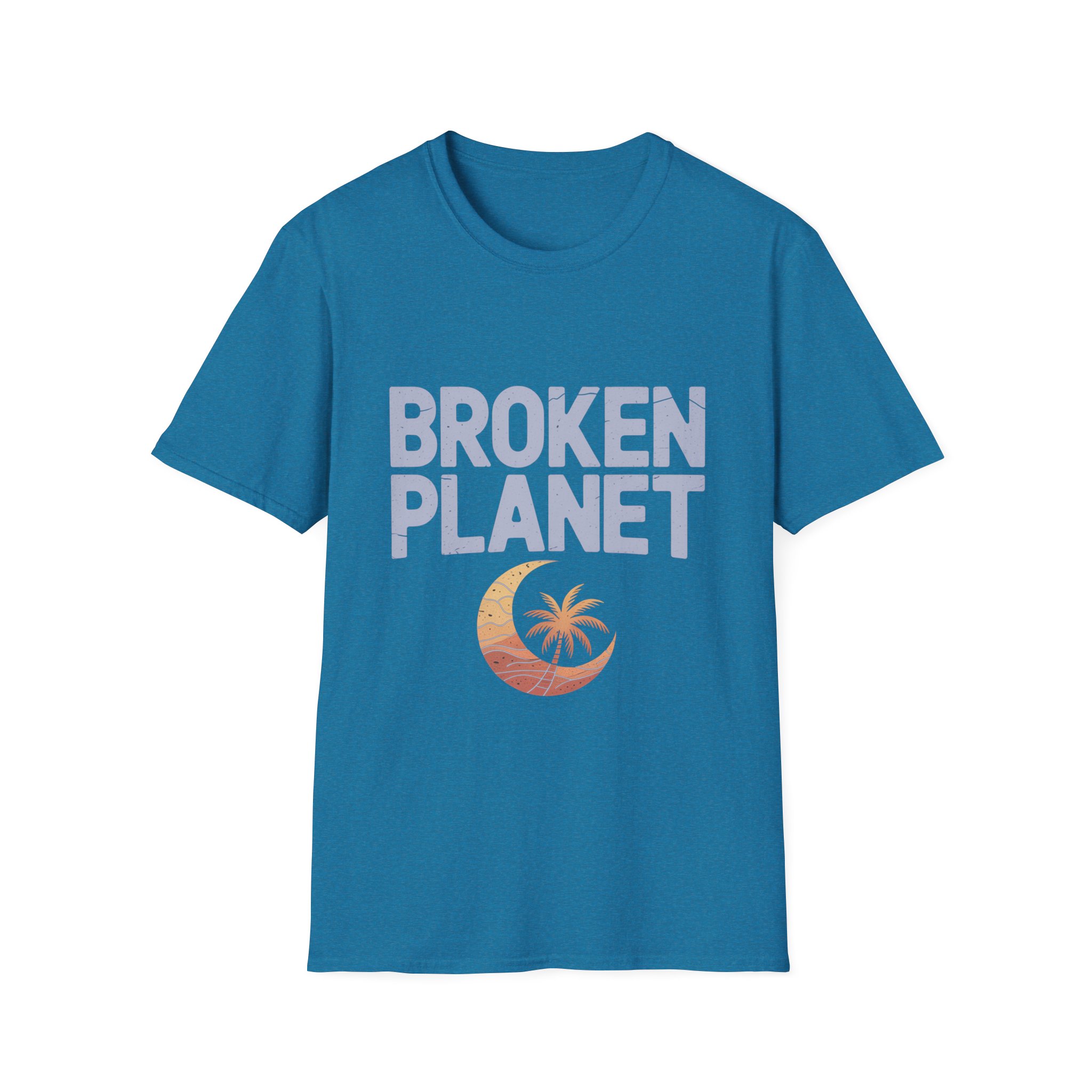 Broken Planet Unisex Softstyle T-Shirt, Eco-Friendly Tee, Casual Outfit, Gift for Earth Lovers, Summer Fashion - Image 31